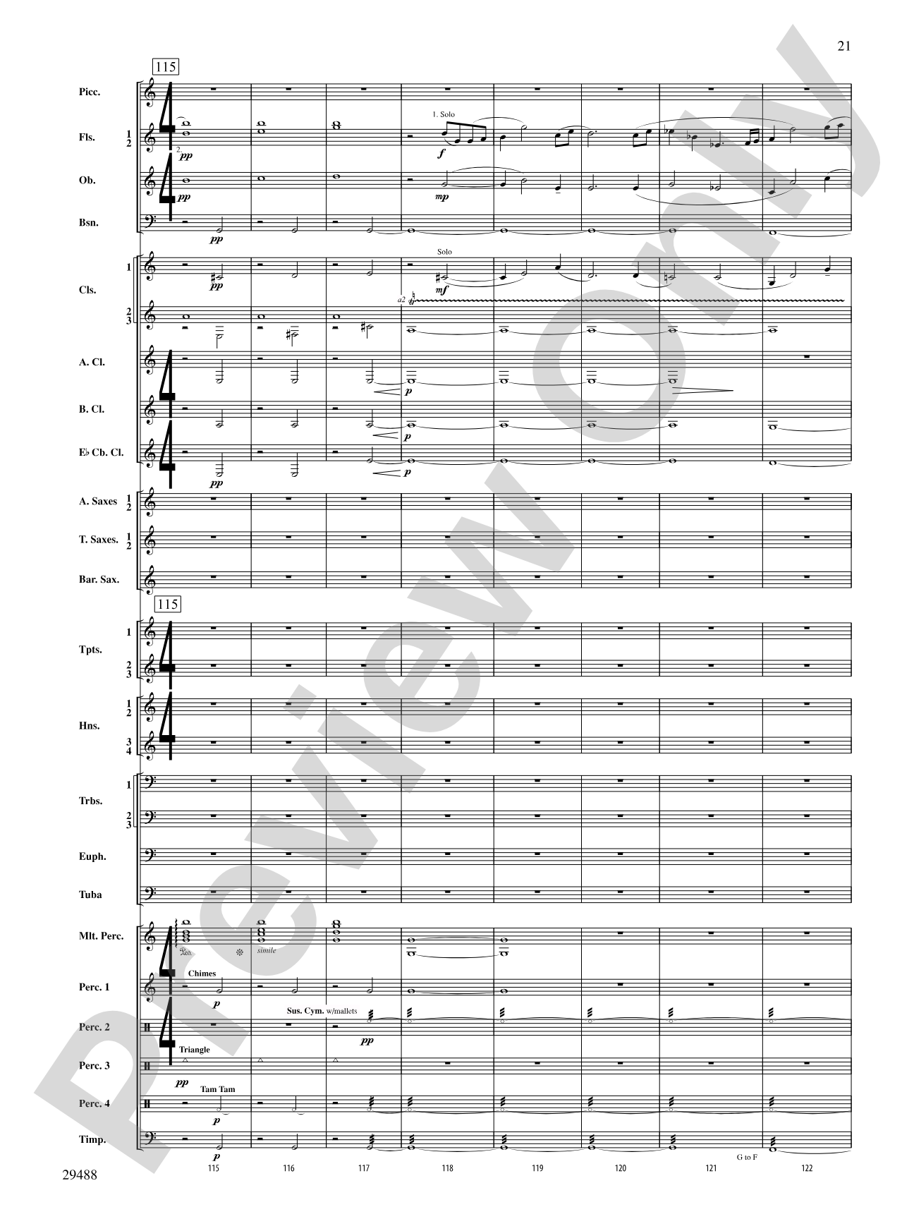 Supplication: Concert Band Conductor Score & Parts