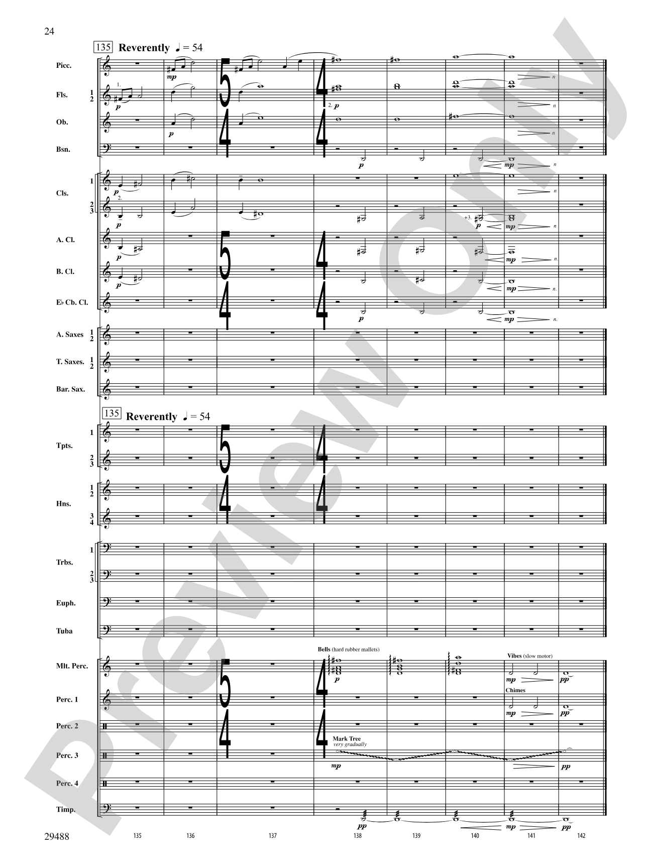 Supplication: Concert Band Conductor Score & Parts