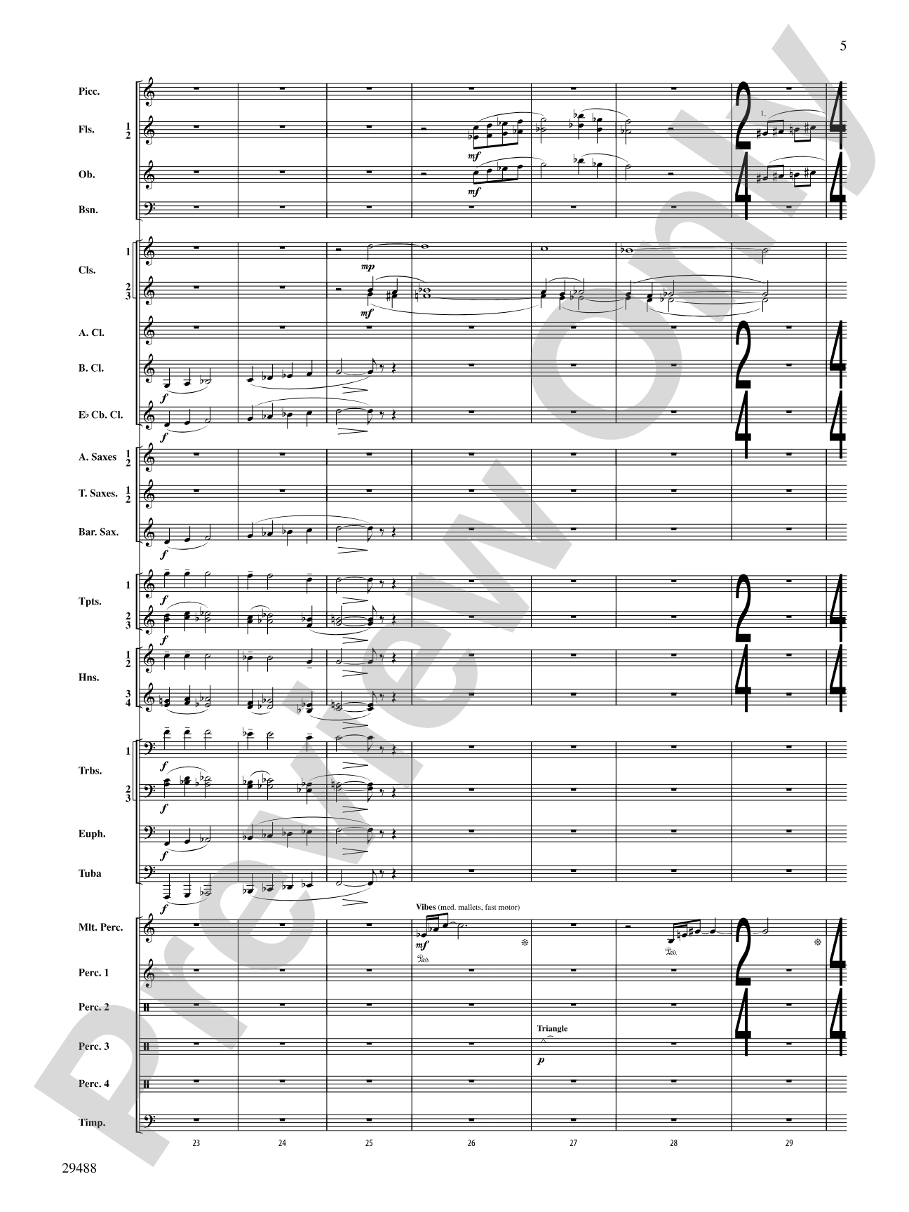 Supplication: Concert Band Conductor Score & Parts