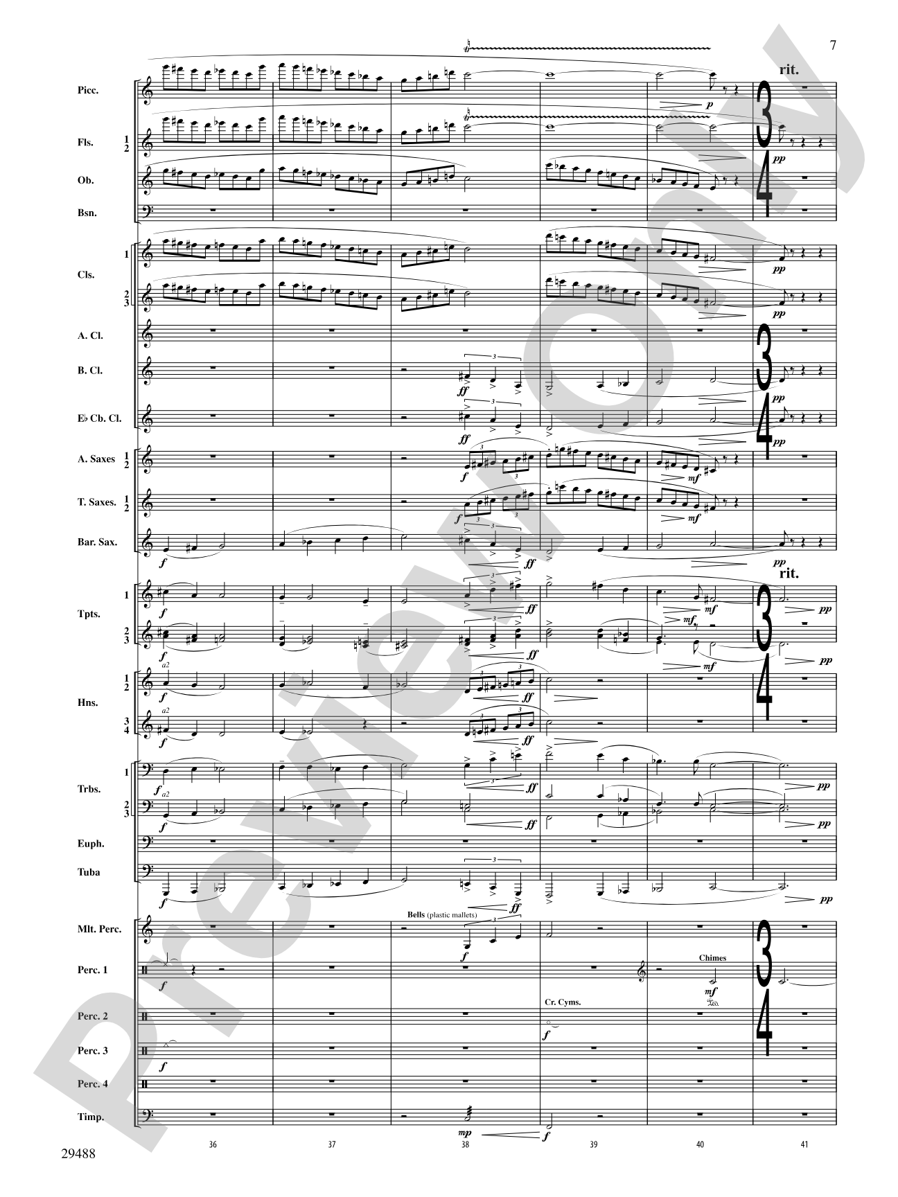 Supplication: Concert Band Conductor Score & Parts