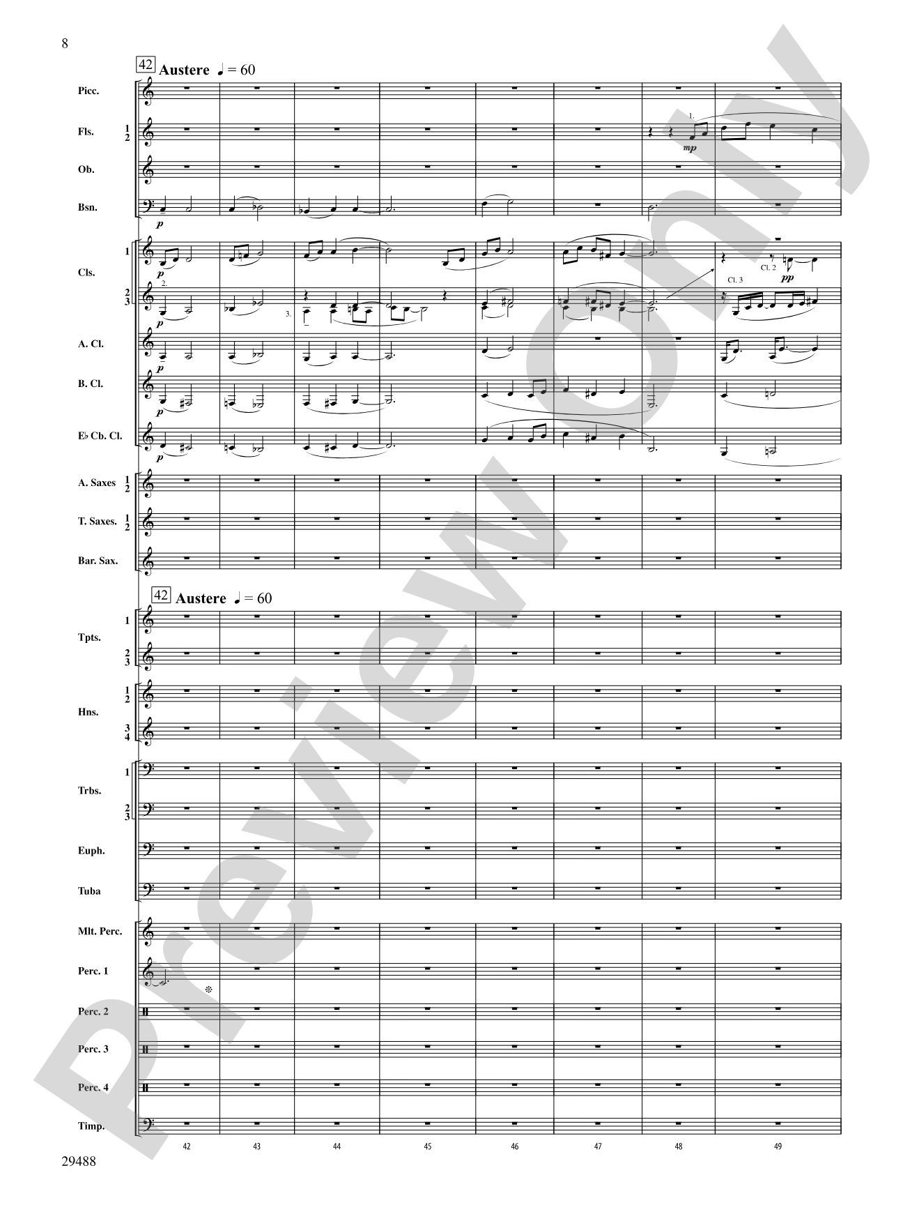 Supplication: Concert Band Conductor Score & Parts