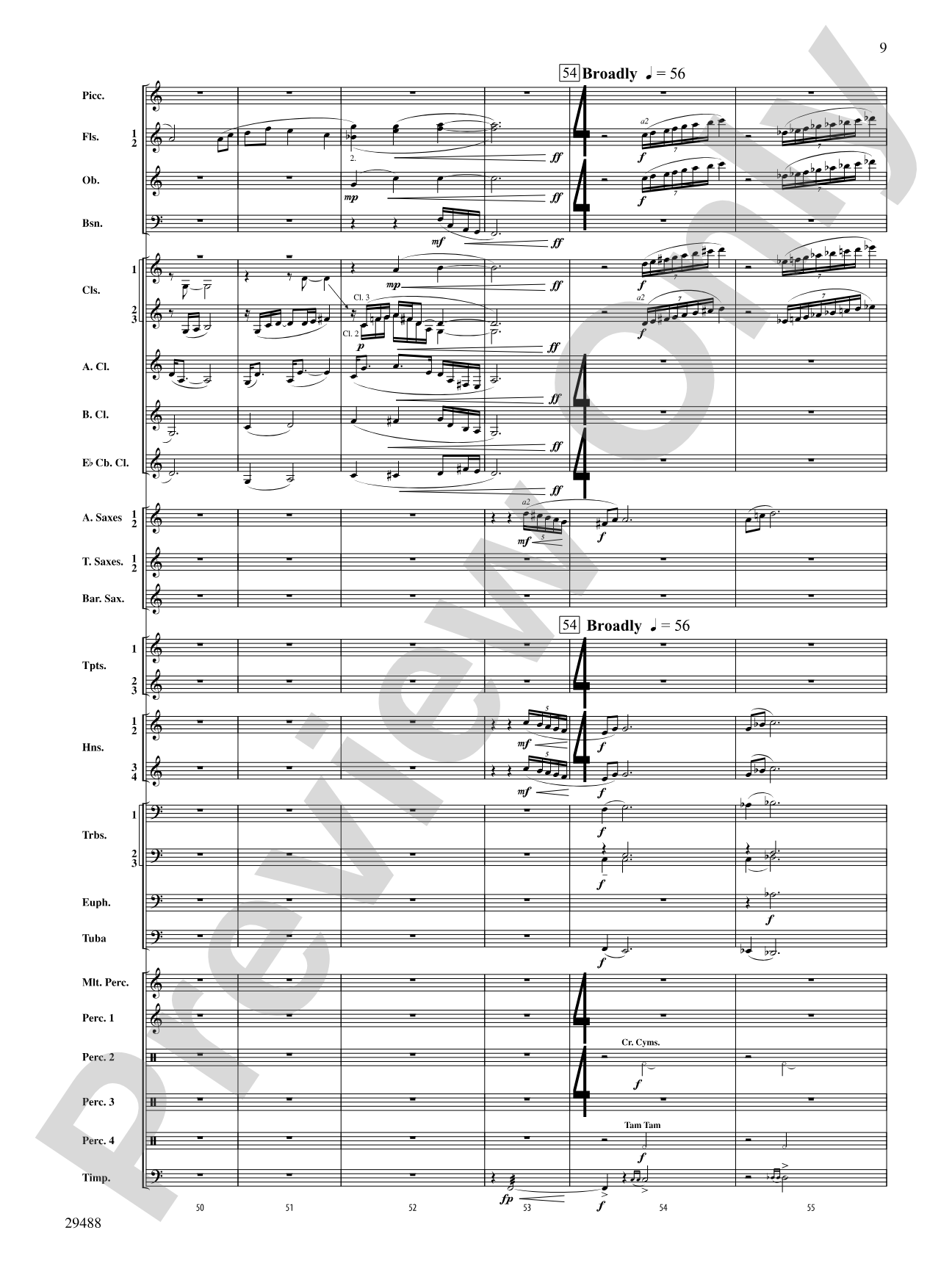 Supplication: Concert Band Conductor Score & Parts