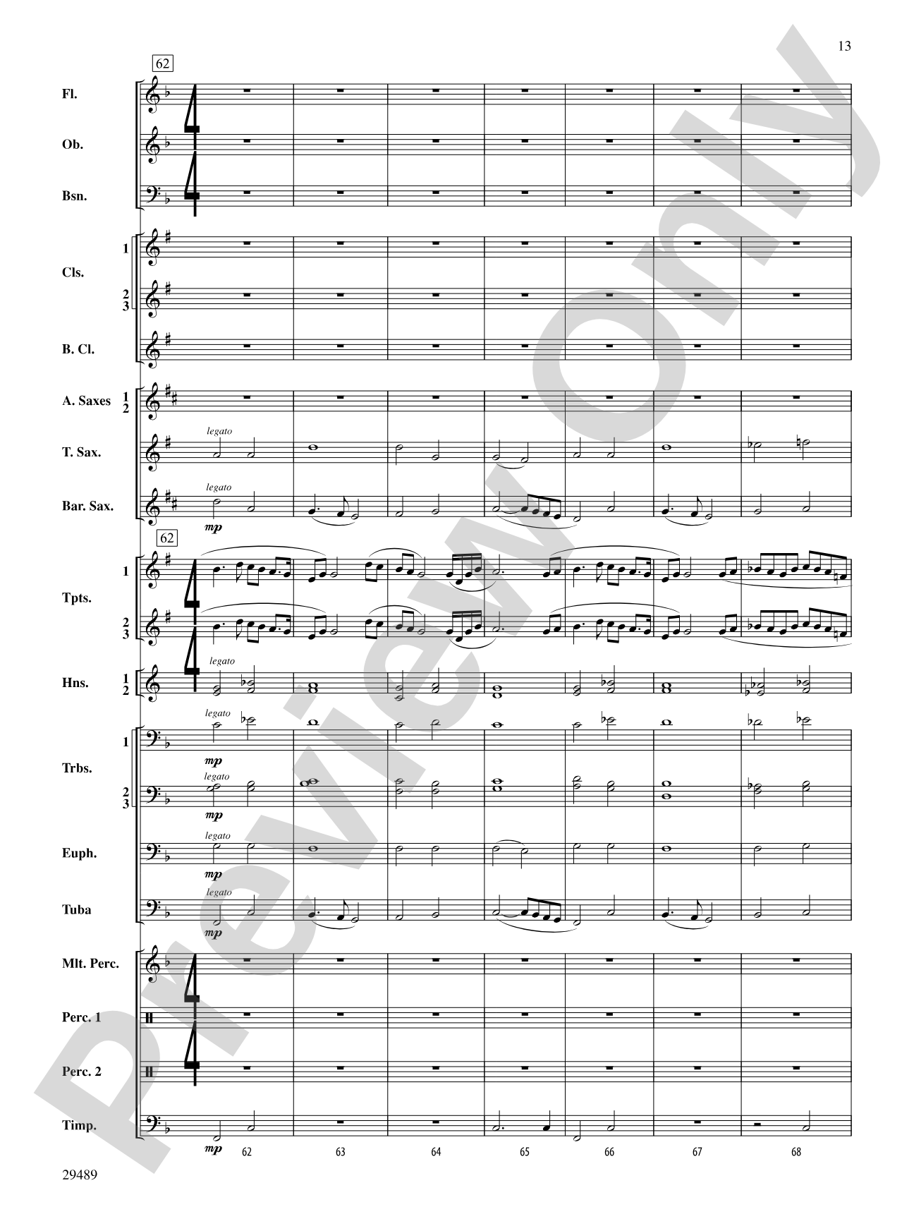 Superior Tradition: Concert Band Conductor Score & Parts