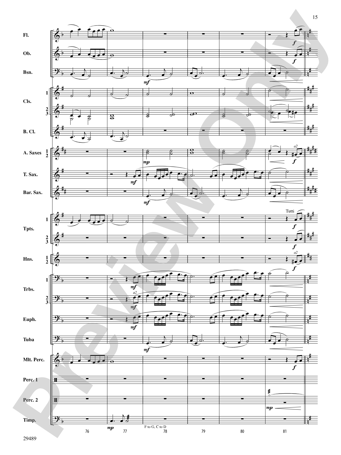 Superior Tradition: Concert Band Conductor Score & Parts