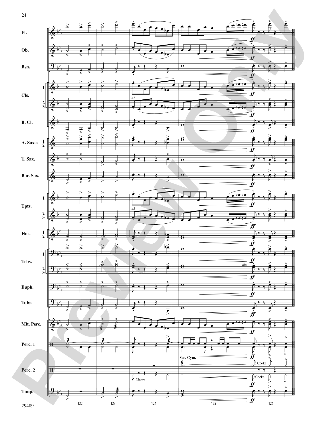 Superior Tradition: Concert Band Conductor Score & Parts