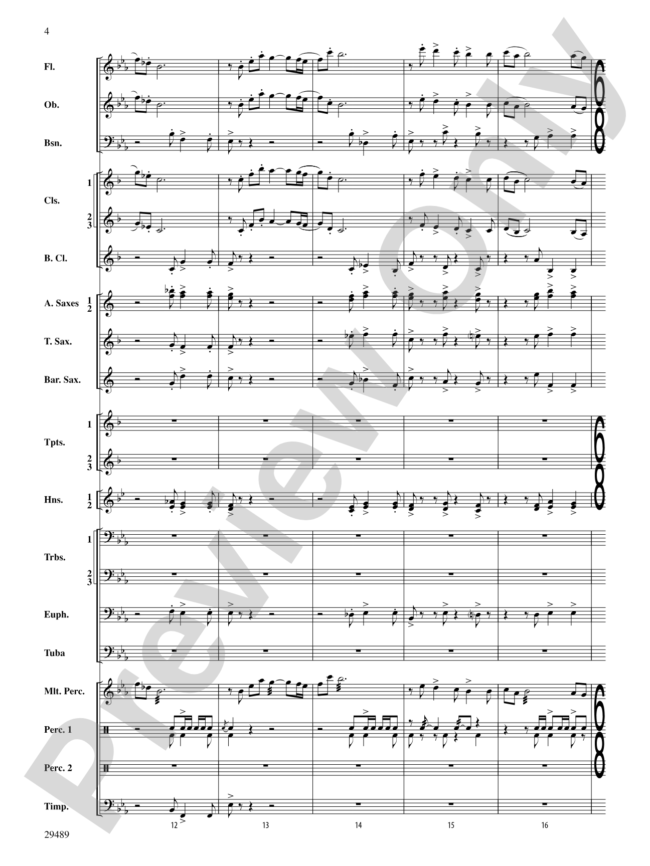 Superior Tradition: Concert Band Conductor Score & Parts