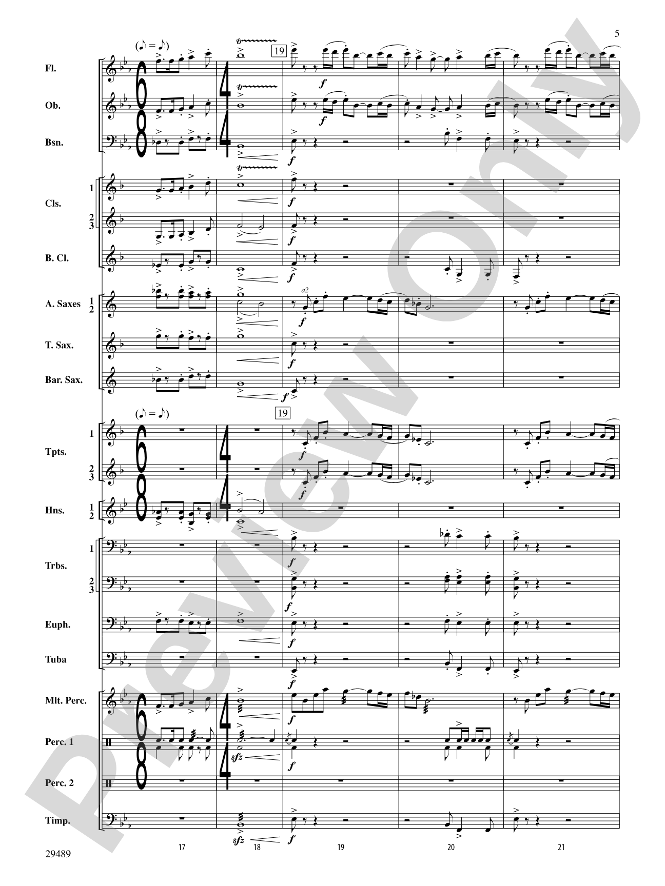 Superior Tradition: Concert Band Conductor Score & Parts