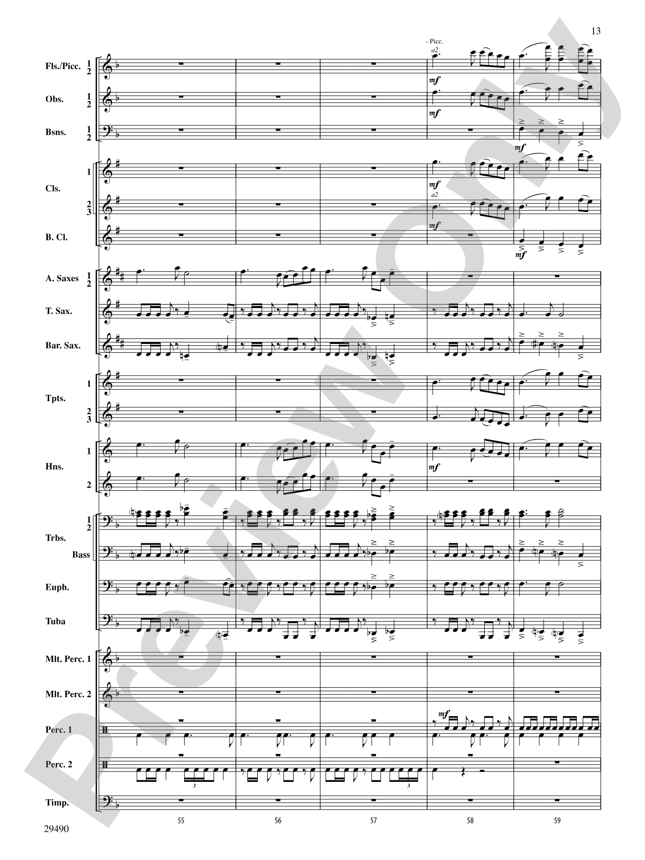 West River Jubilee: Concert Band Conductor Score & Parts