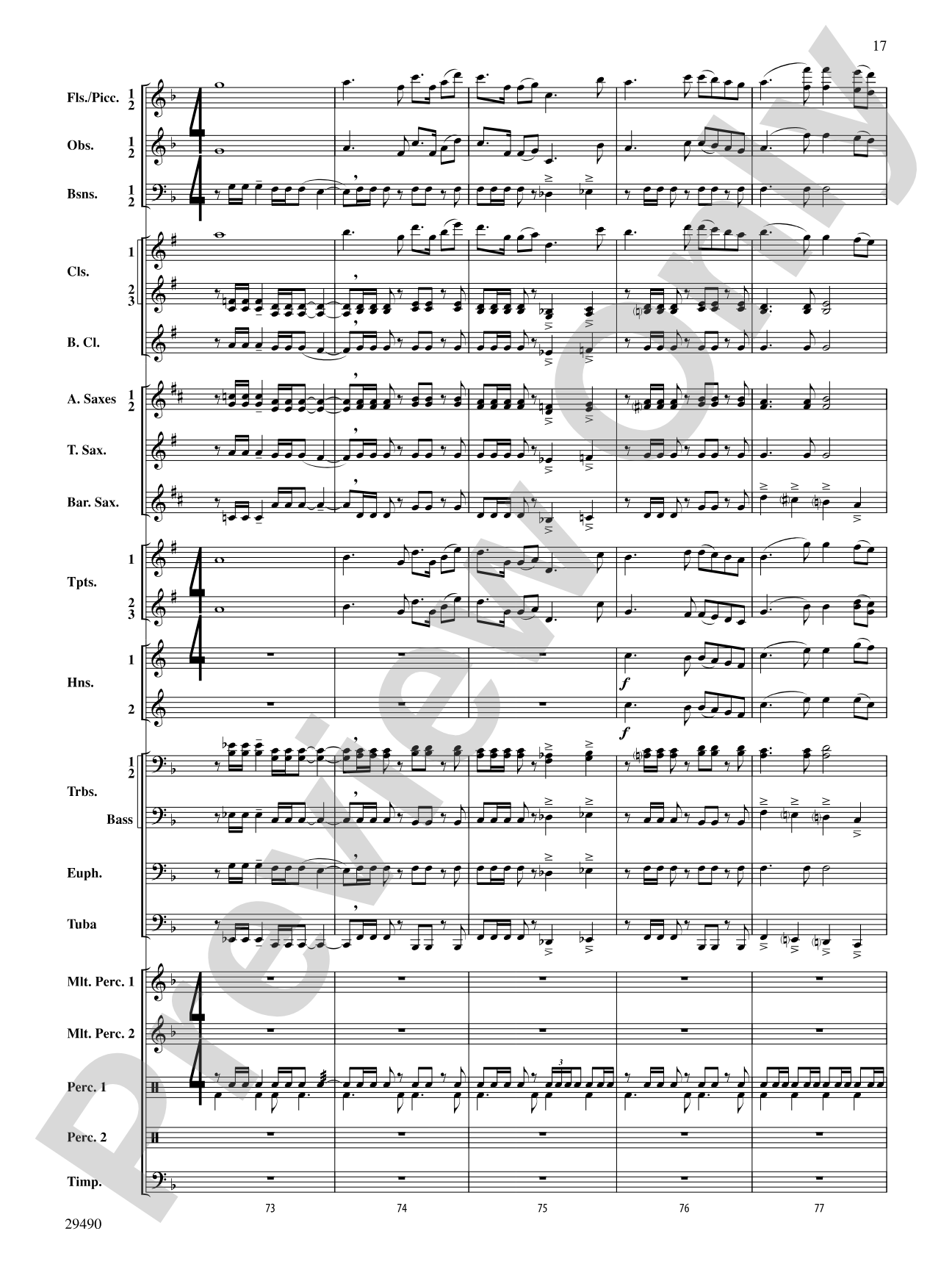 West River Jubilee: Concert Band Conductor Score & Parts