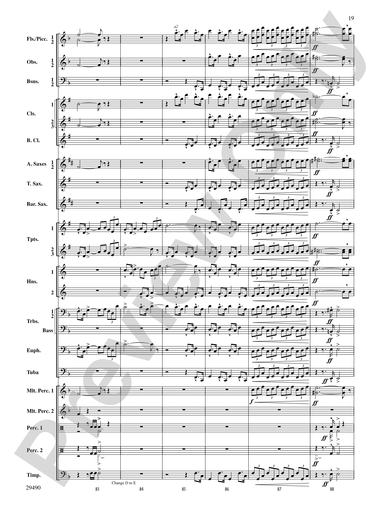 West River Jubilee: Concert Band Conductor Score & Parts