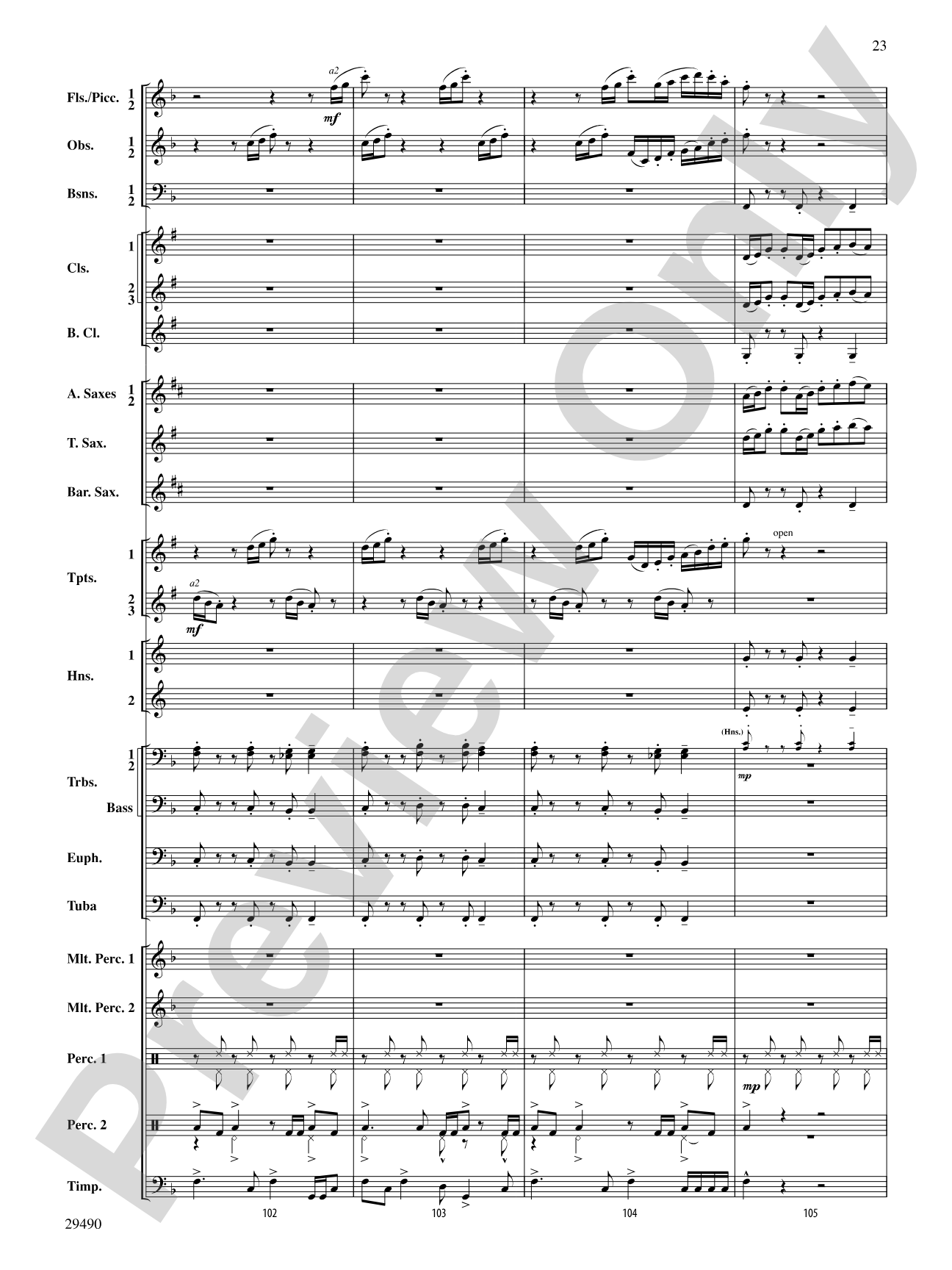 West River Jubilee: Concert Band Conductor Score & Parts