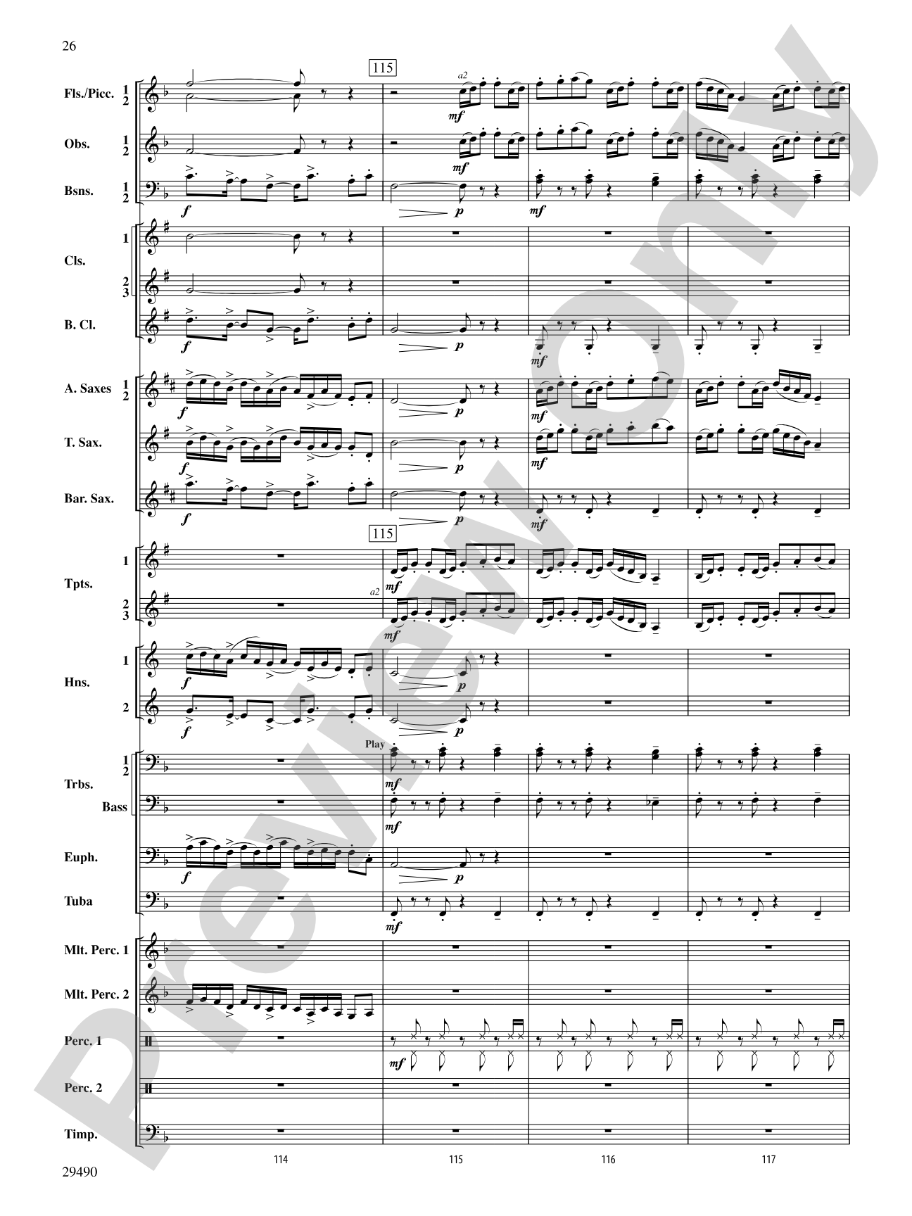 West River Jubilee: Concert Band Conductor Score & Parts