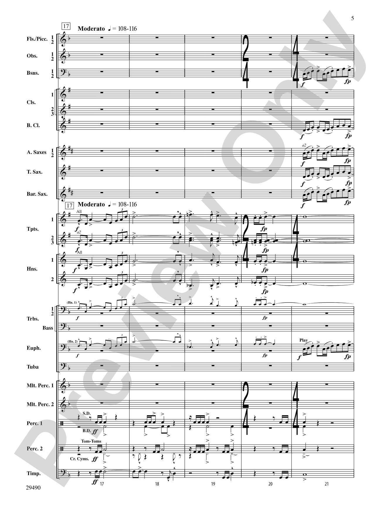 West River Jubilee: Concert Band Conductor Score & Parts