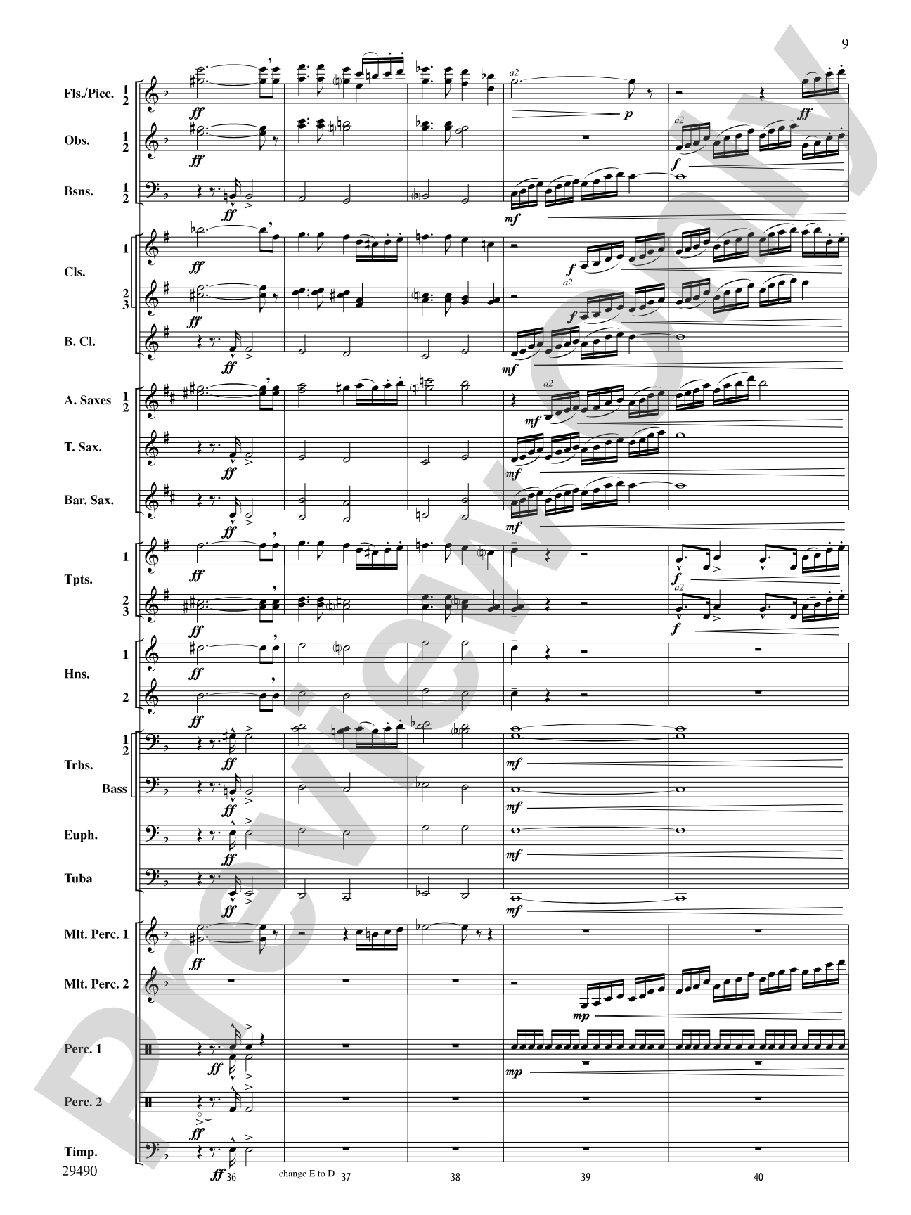West River Jubilee: Concert Band Conductor Score & Parts