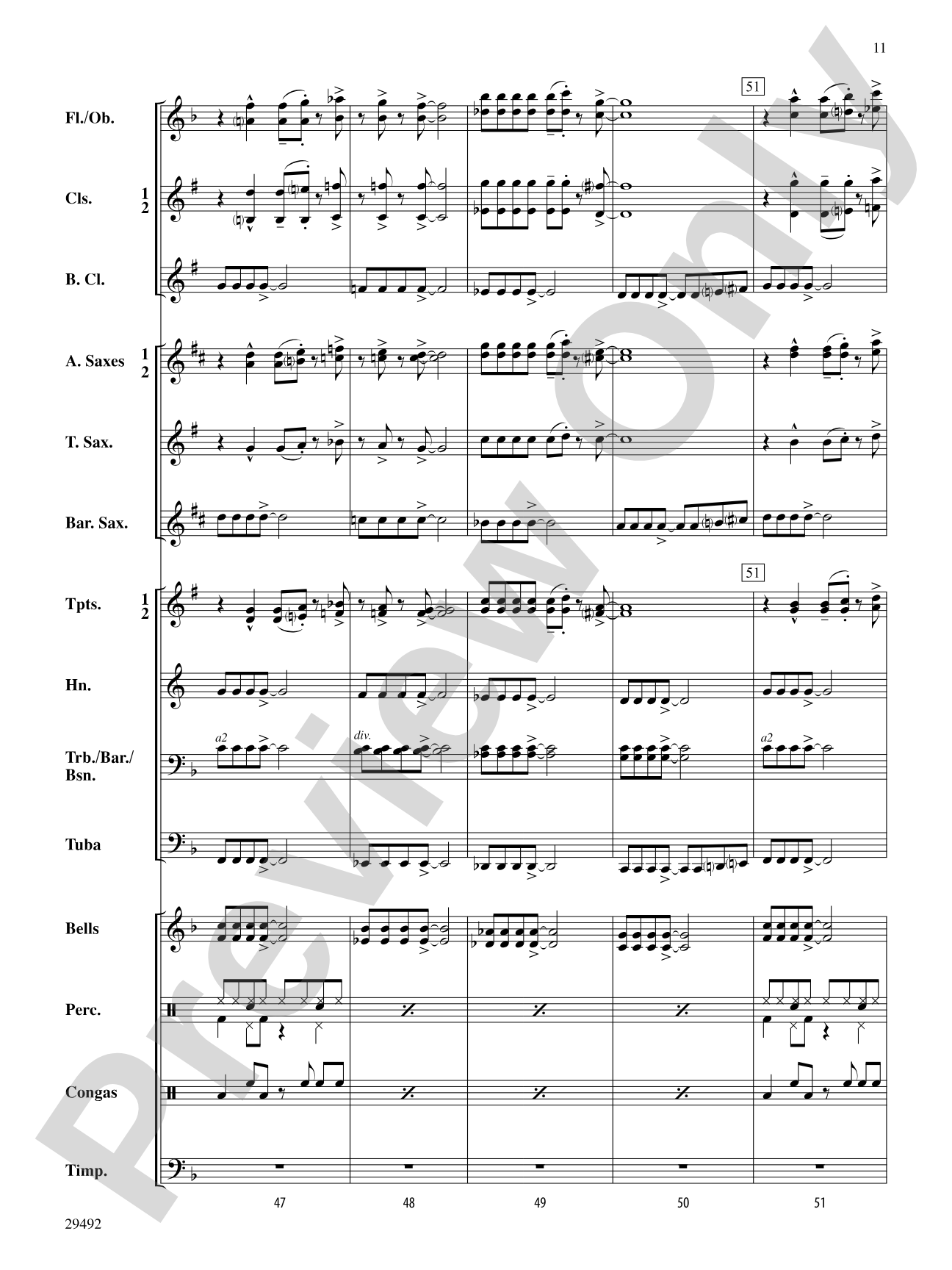 Hard Times in the City: Concert Band Conductor Score & Parts