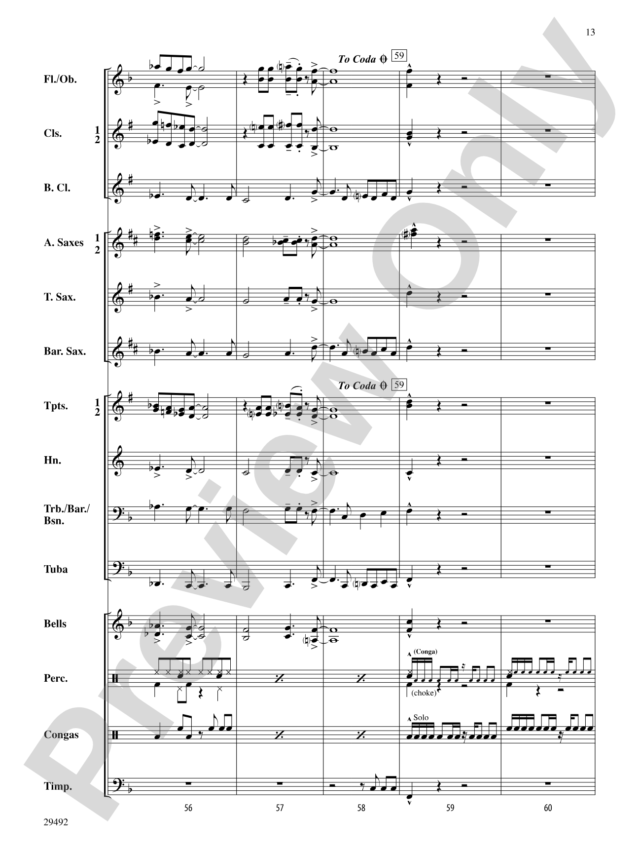 Hard Times in the City: Concert Band Conductor Score & Parts