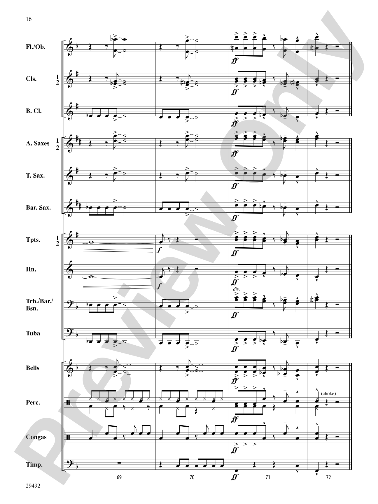 Hard Times in the City: Concert Band Conductor Score & Parts