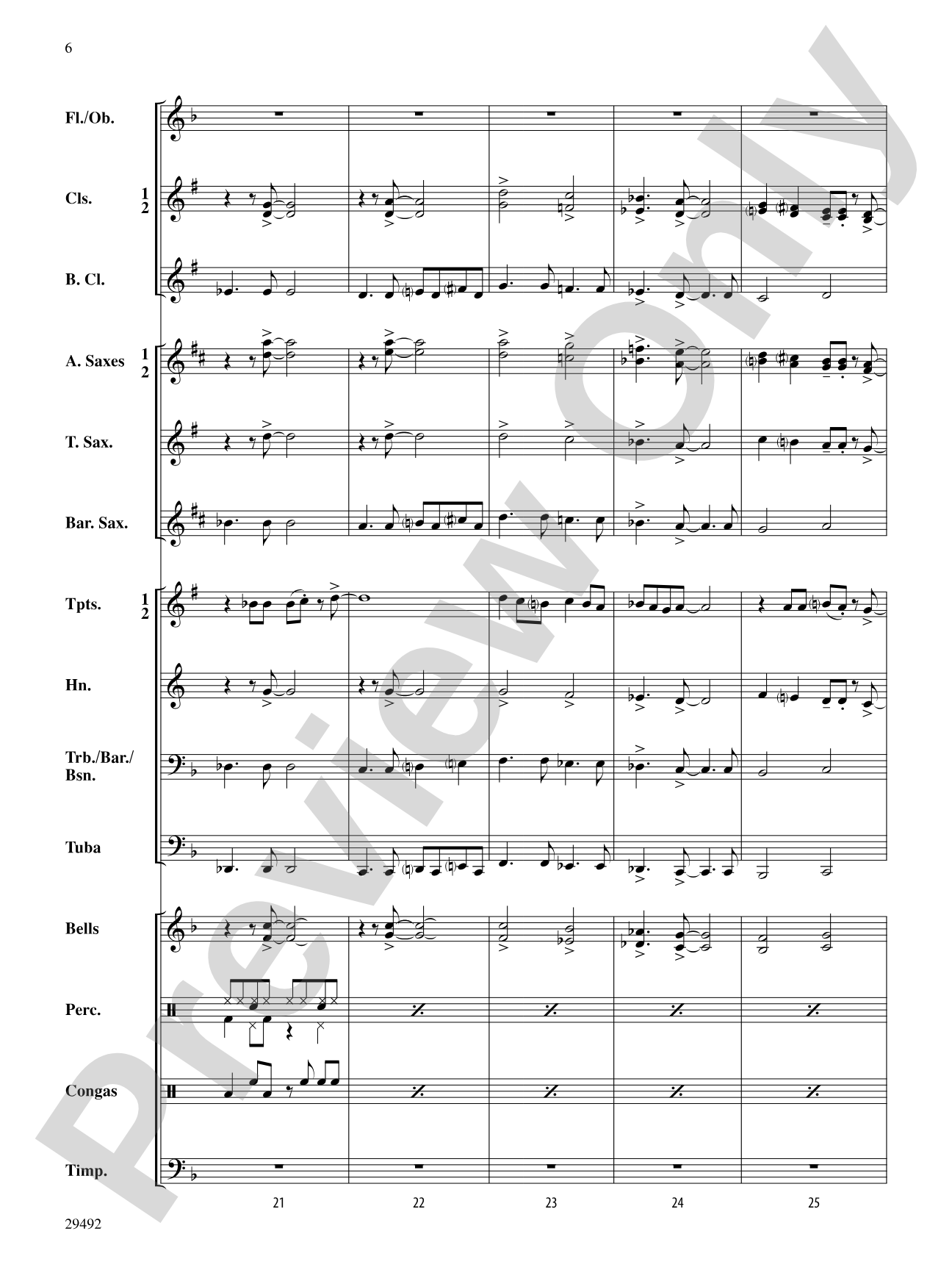 Hard Times in the City: Concert Band Conductor Score & Parts