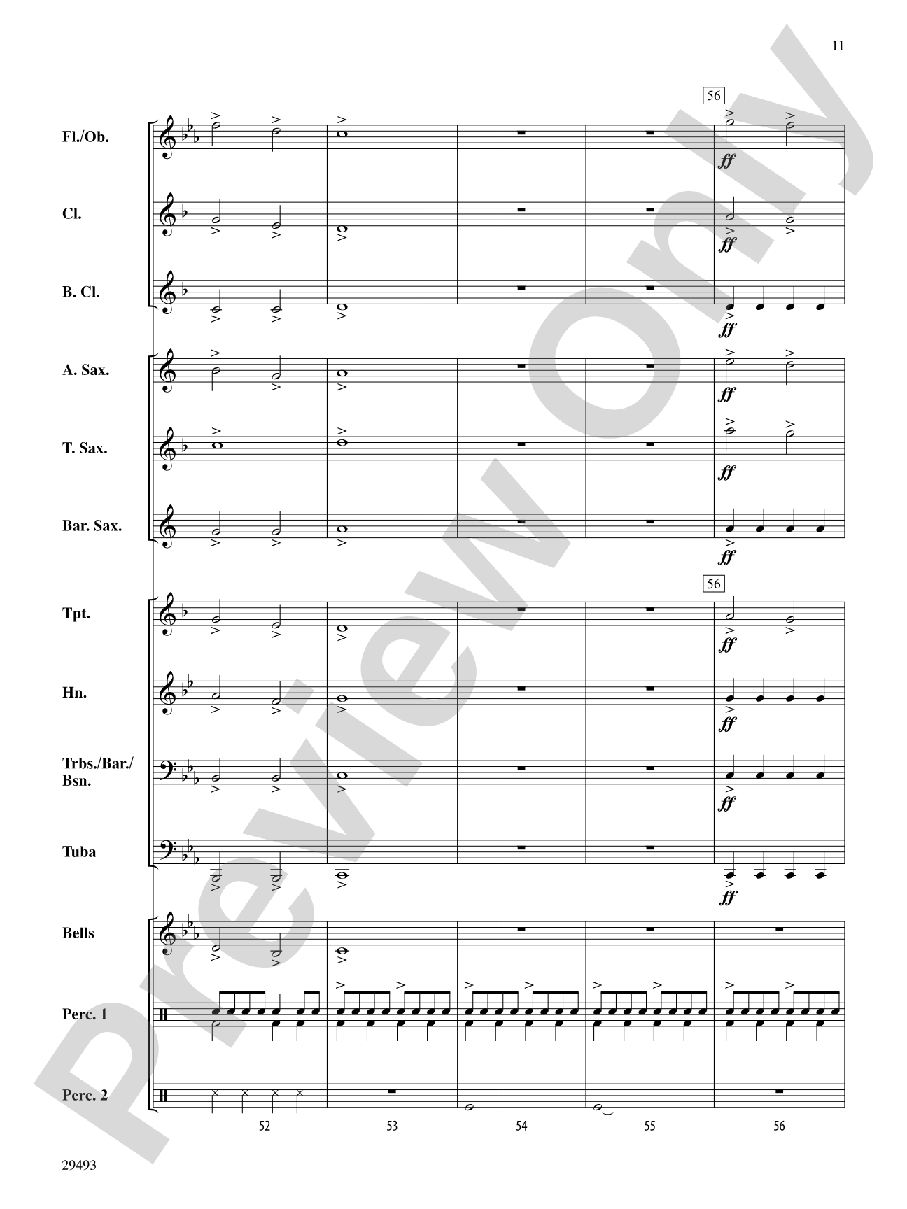 Hunter's Mountain: Concert Band Conductor Score & Parts