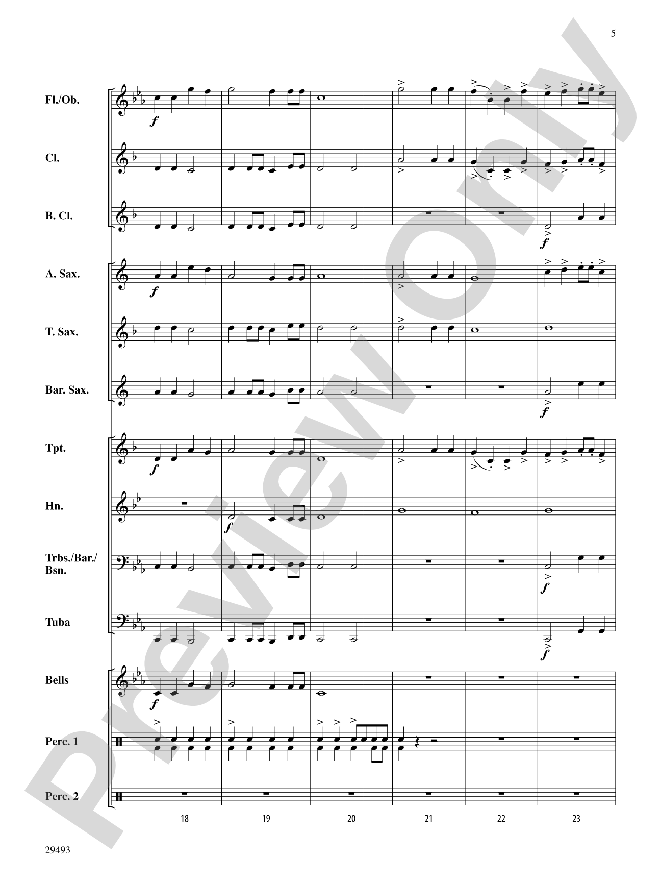 Hunter's Mountain: Concert Band Conductor Score & Parts