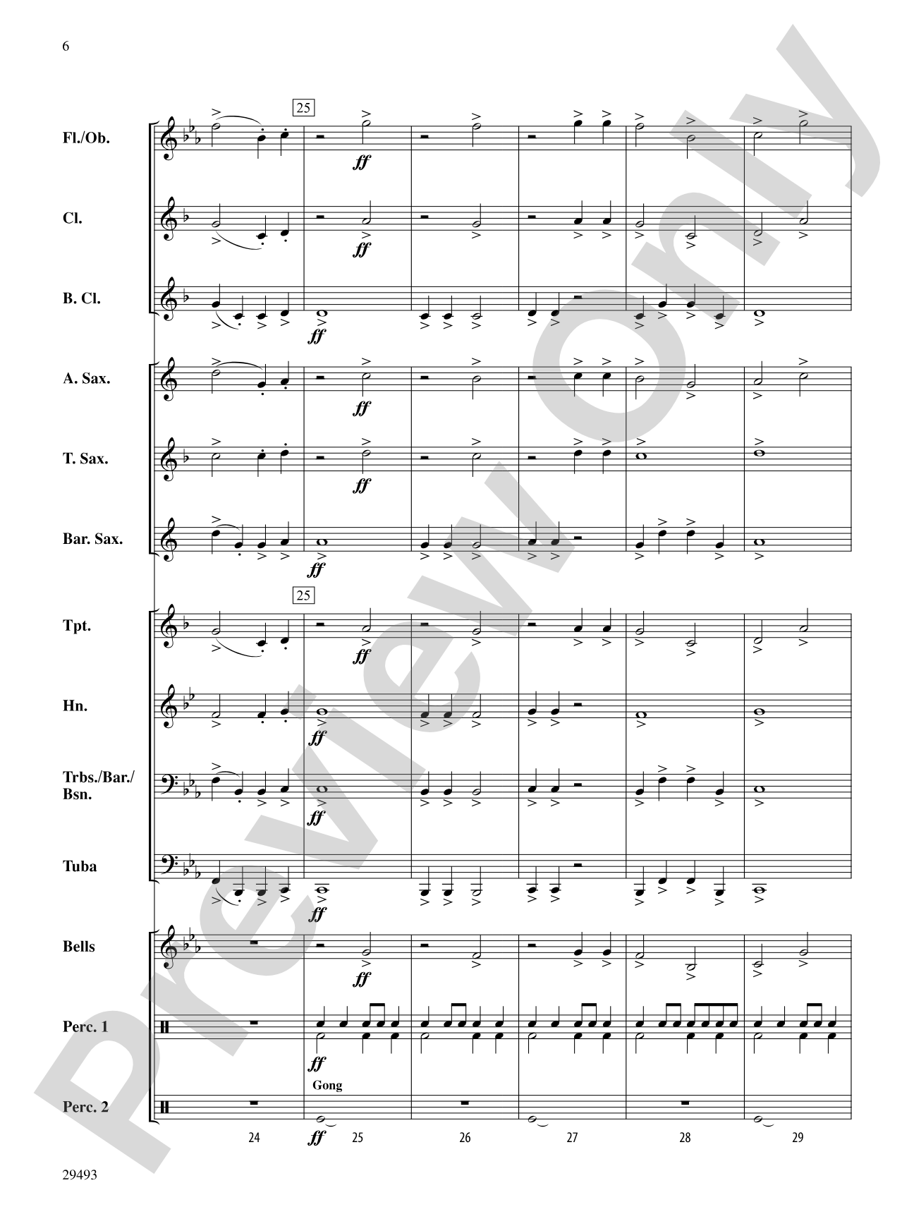Hunter's Mountain: Concert Band Conductor Score & Parts