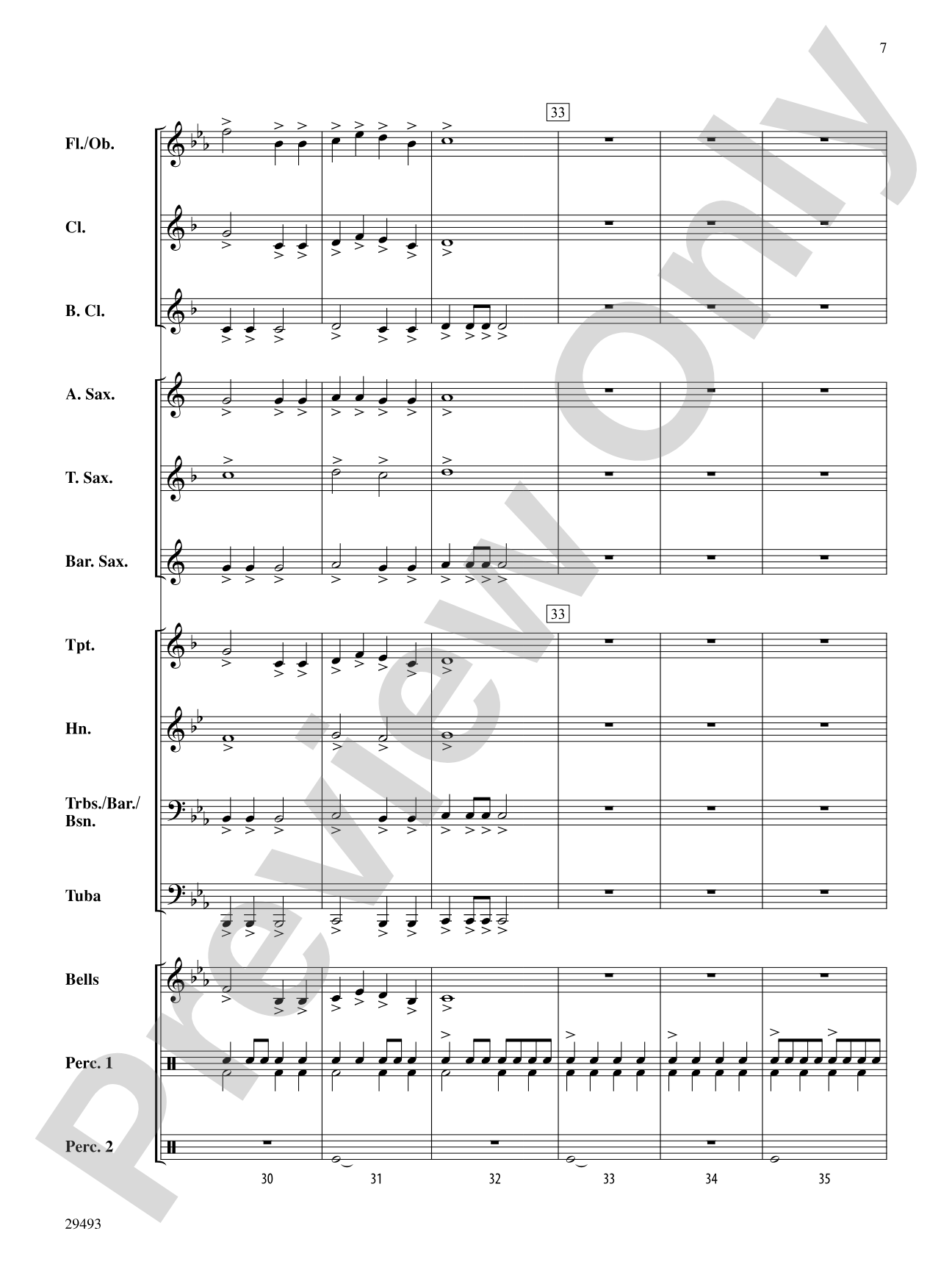 Hunter's Mountain: Concert Band Conductor Score & Parts