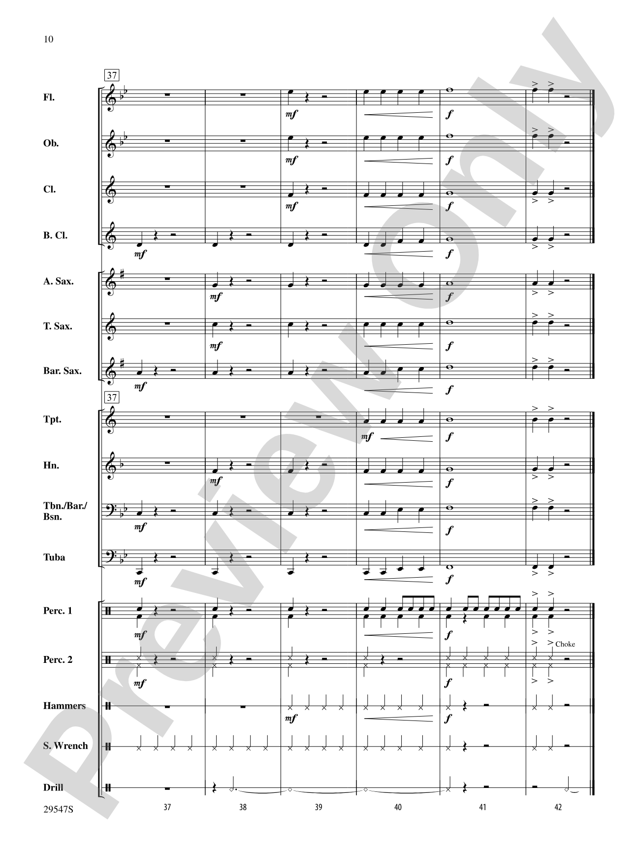 Garage Band: Concert Band Conductor Score & Parts