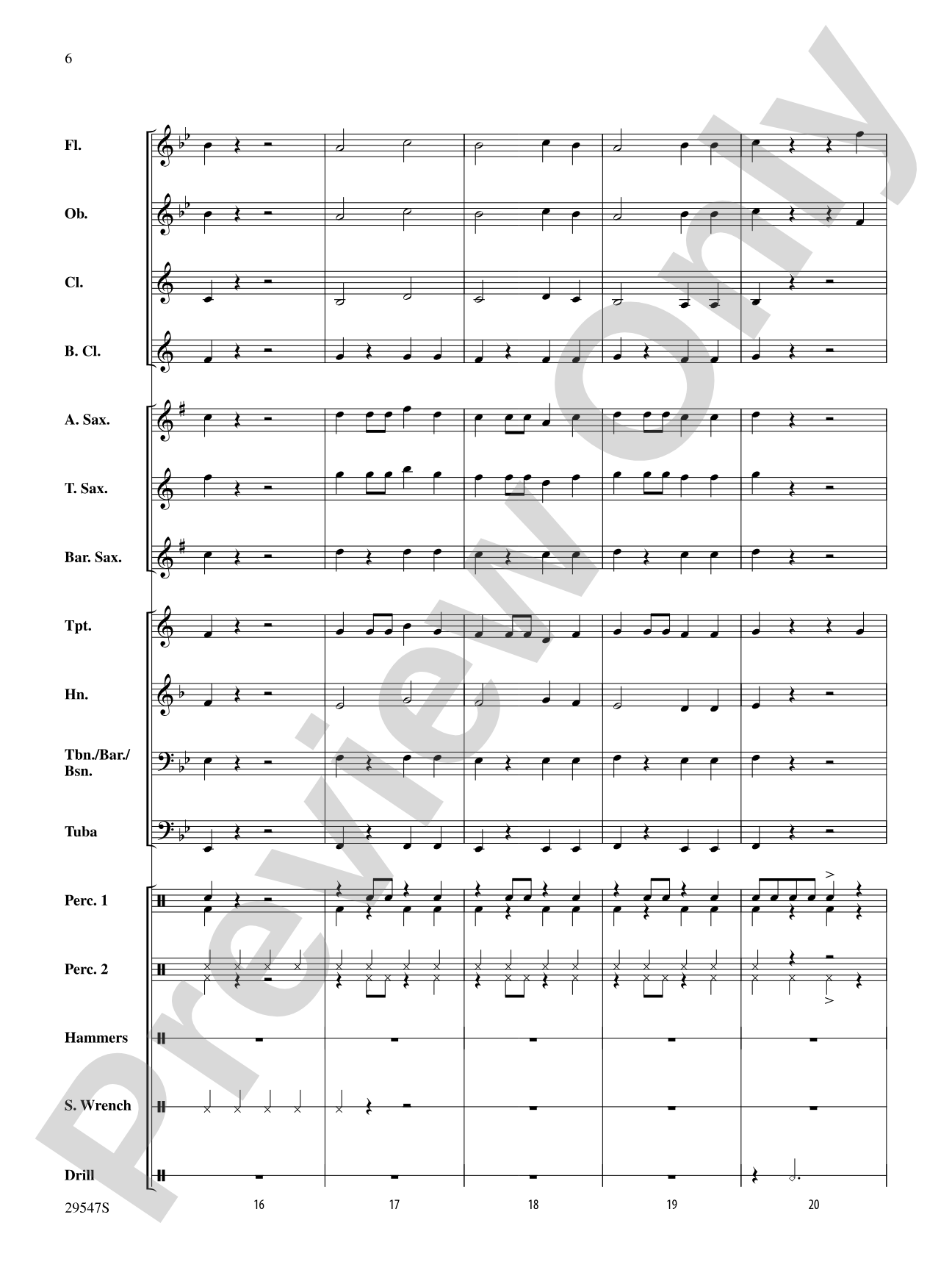 Garage Band: Concert Band Conductor Score & Parts
