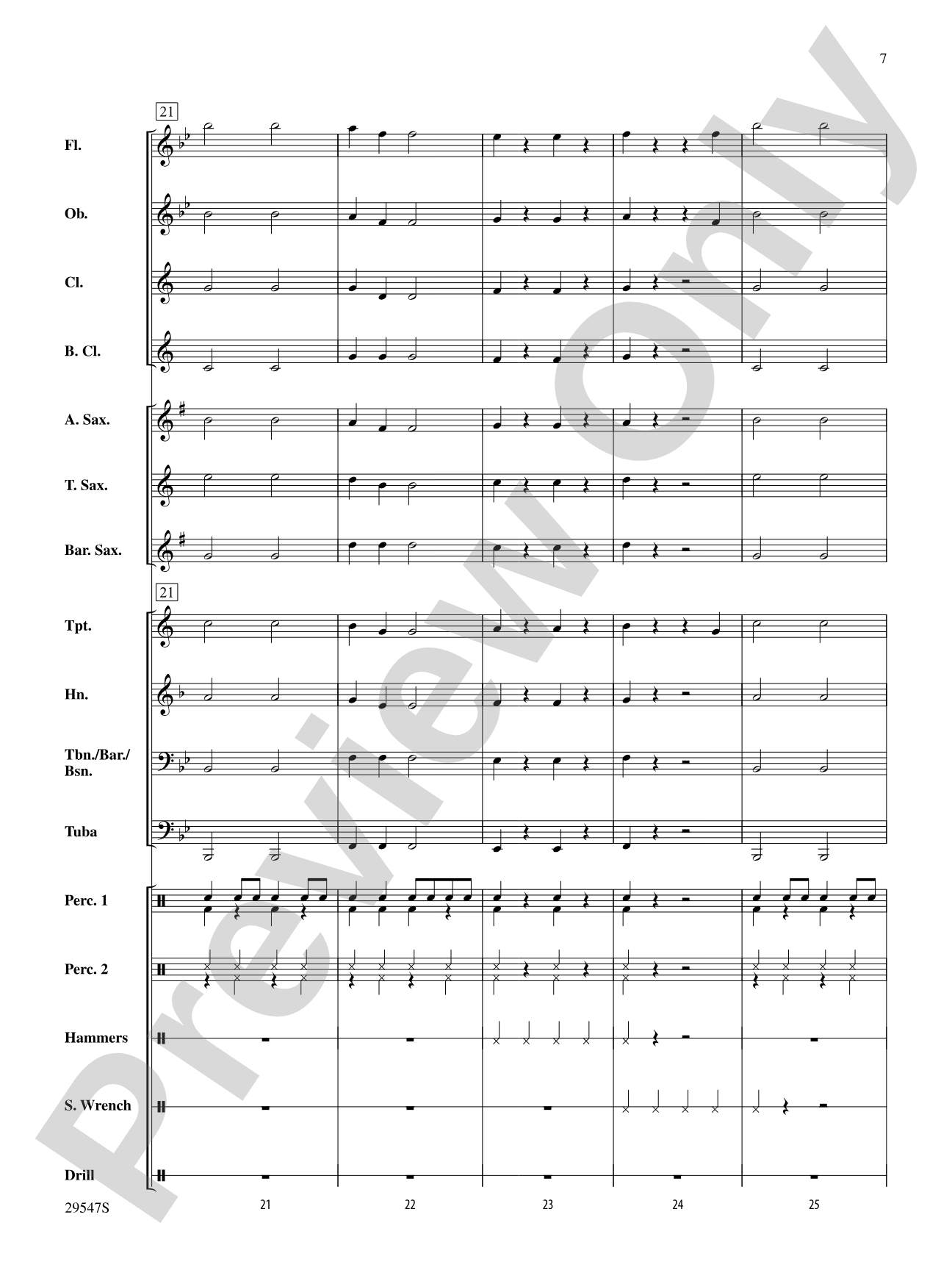 Garage Band: Concert Band Conductor Score & Parts
