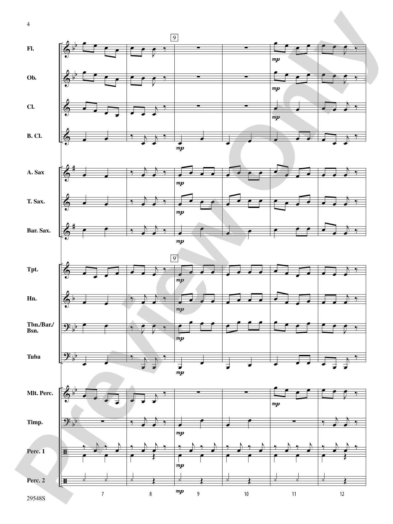 Belwin Very Beginning Band Kit #4: Concert Band Conductor Score & Parts
