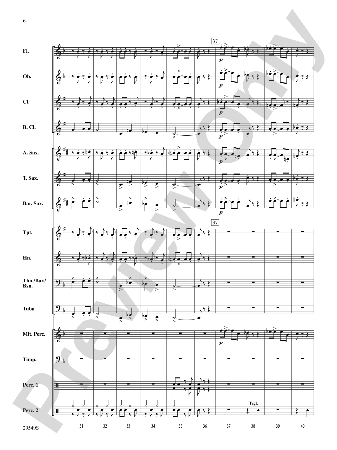 Dervish: Concert Band Conductor Score & Parts
