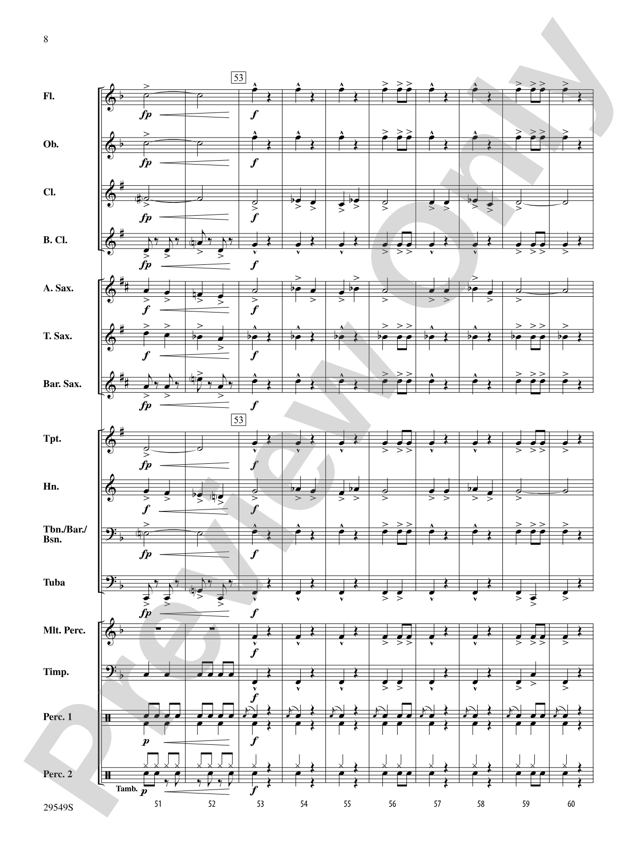 Dervish: Concert Band Conductor Score & Parts