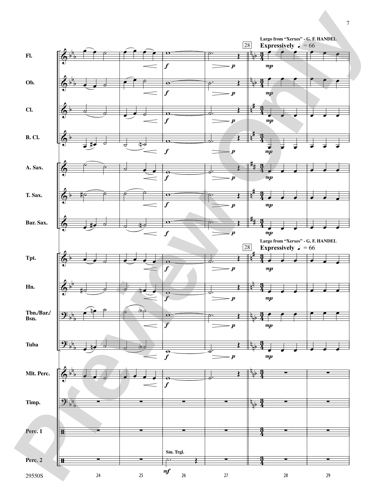 A Classic Touch: Concert Band Conductor Score & Parts