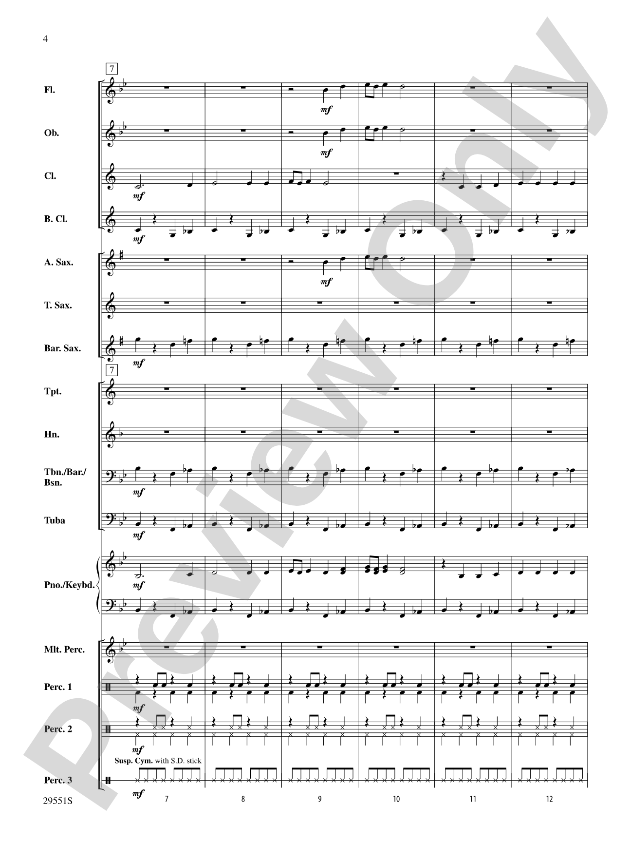 The Rockin' Drummer Boy: Score