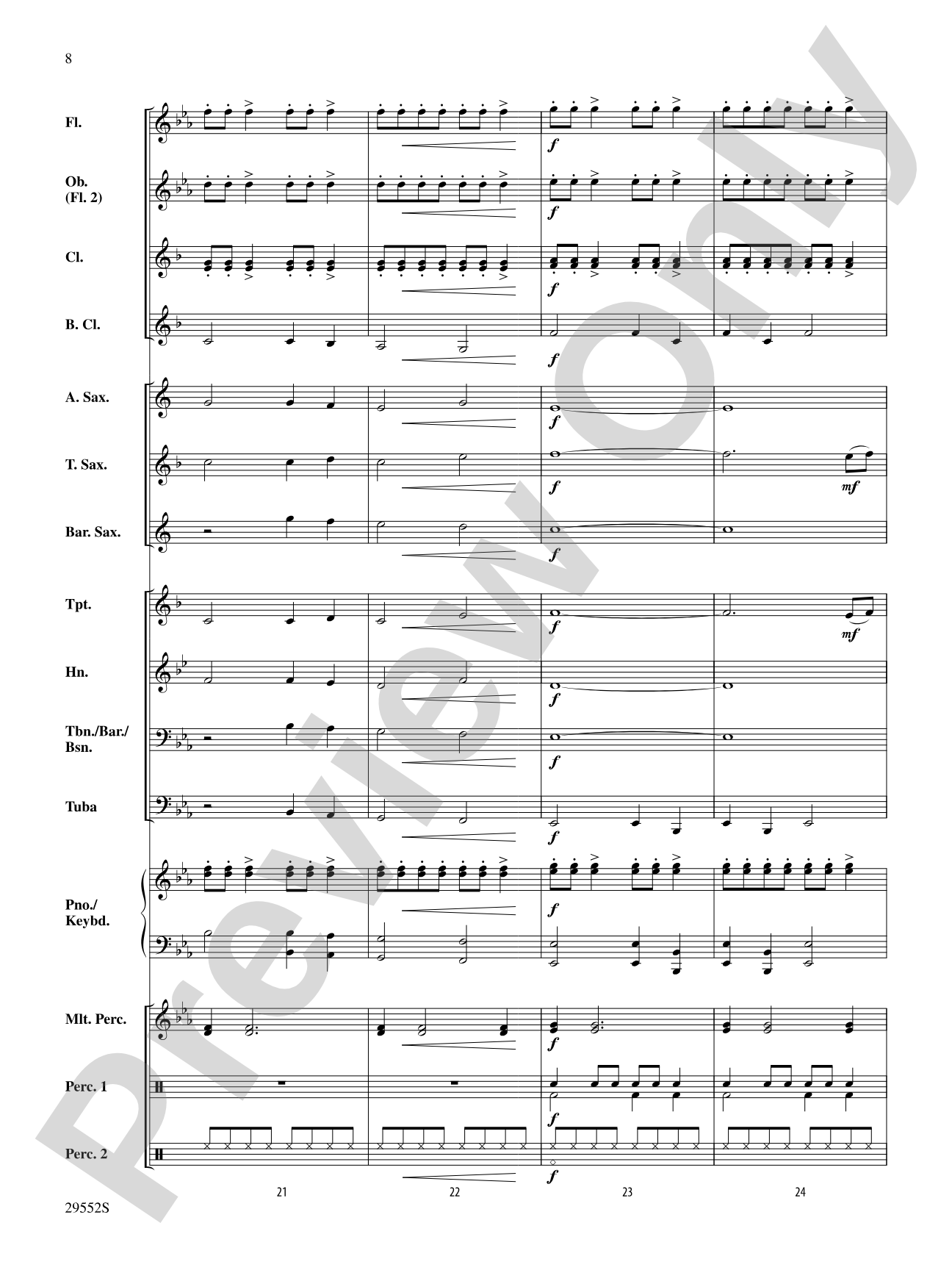 Let It Snow! Let It Snow! Let It Snow!: Concert Band Conductor Score & Parts