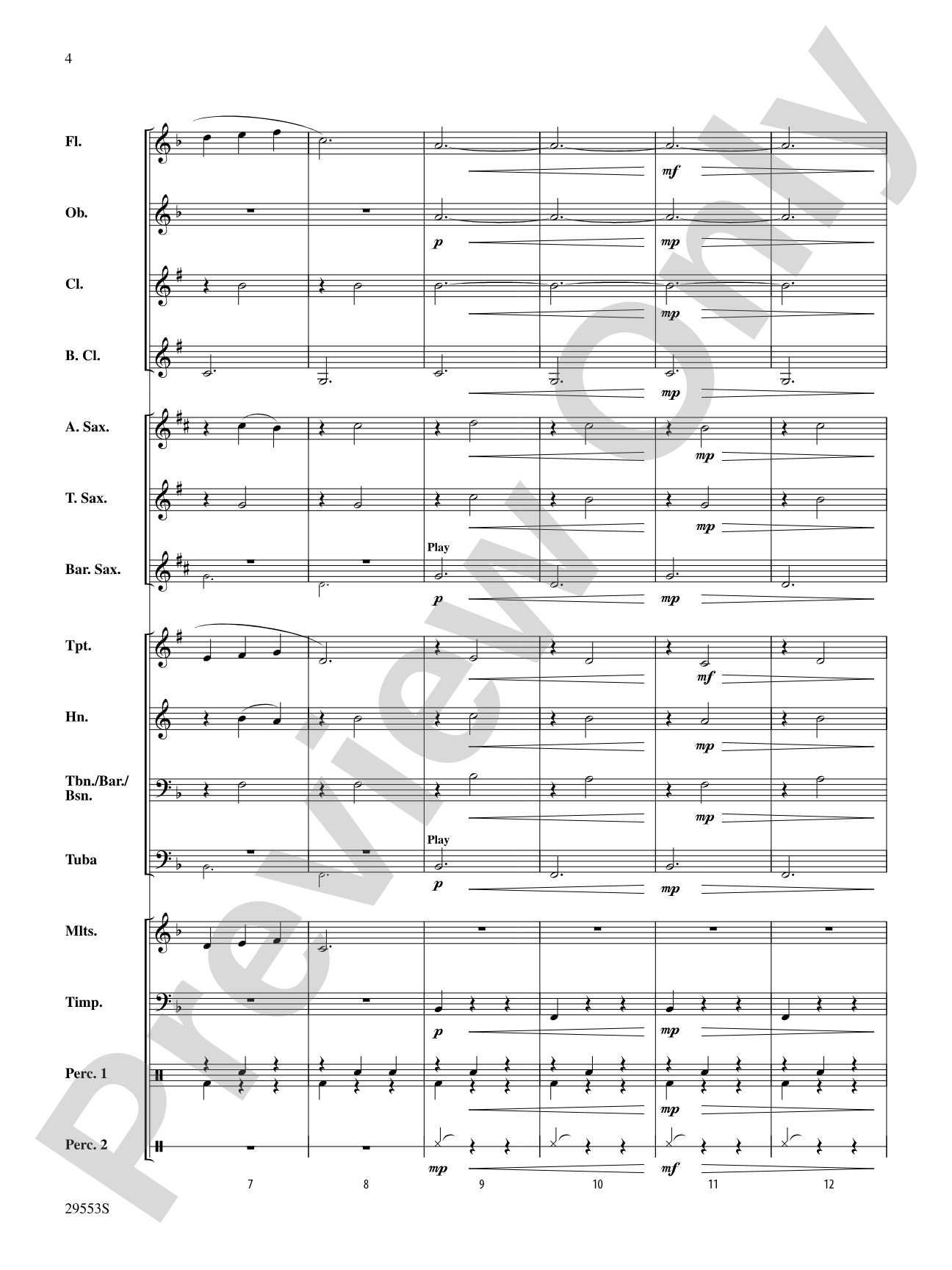 Gymnopedie No. 1: Score