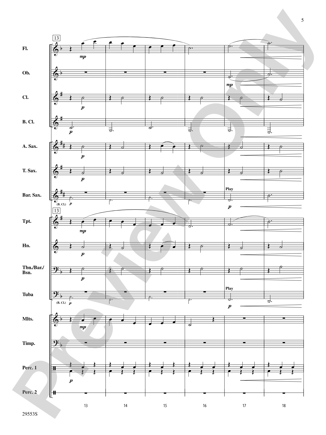 Gymnopedie No. 1: Score
