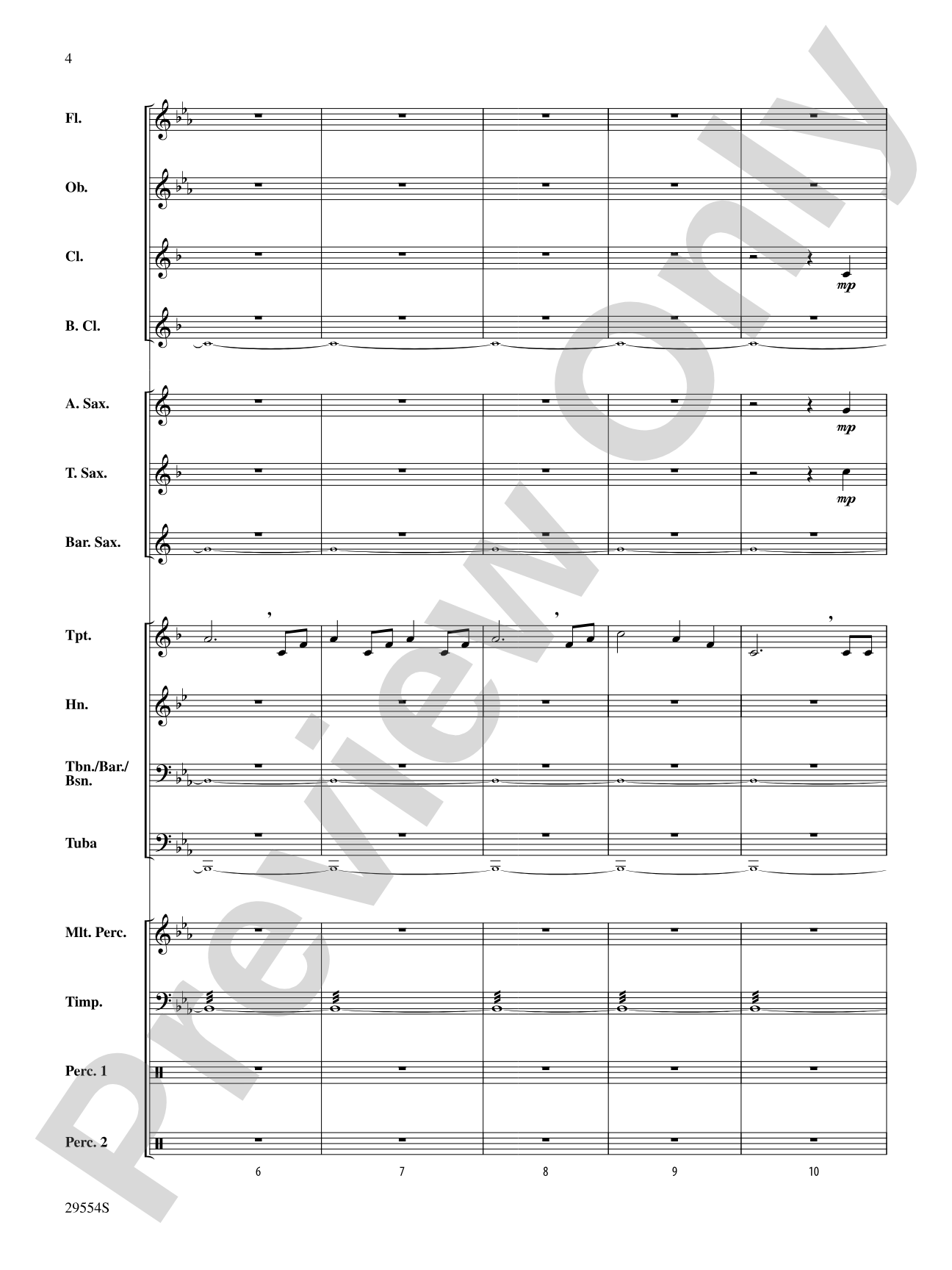 The Legacy of Heroes: Concert Band Conductor Score & Parts