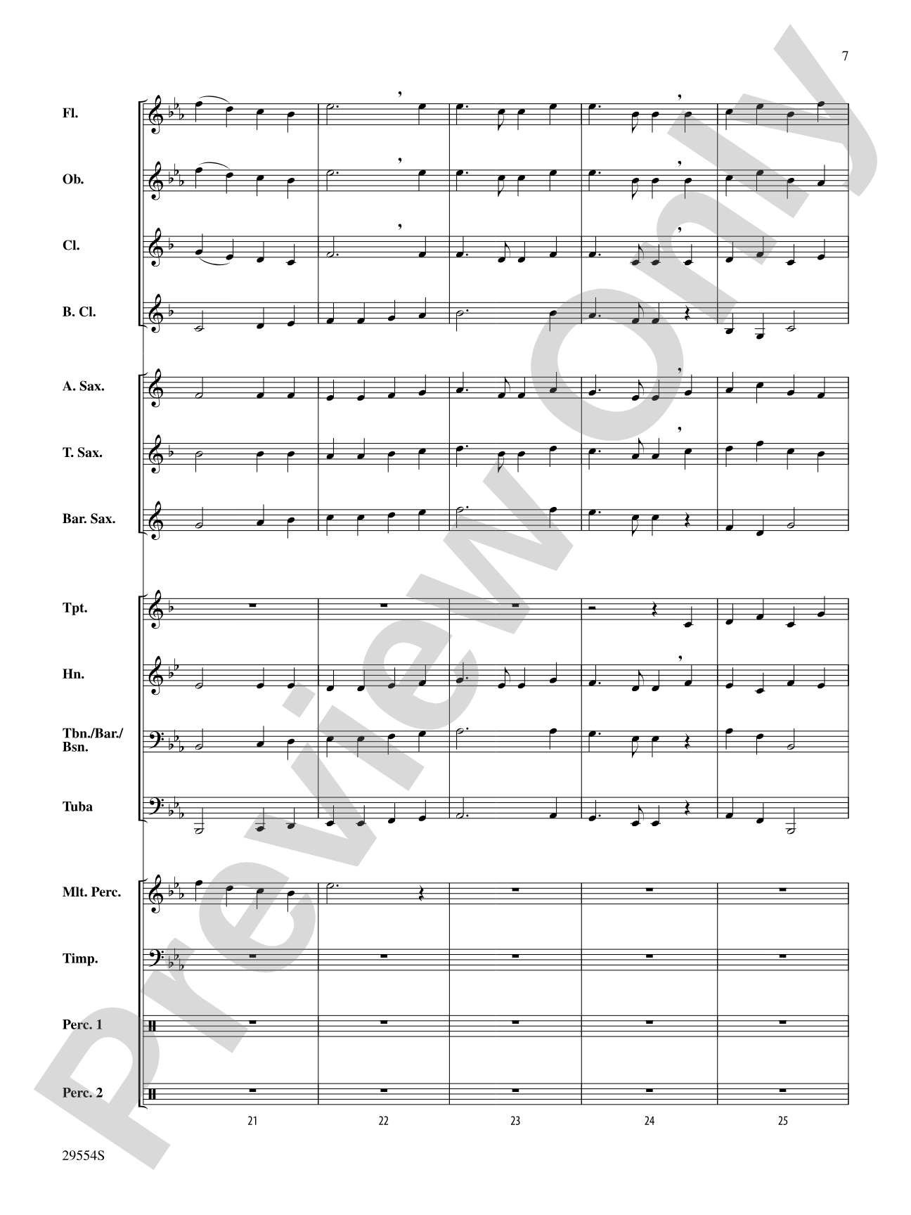 The Legacy of Heroes: Concert Band Conductor Score & Parts