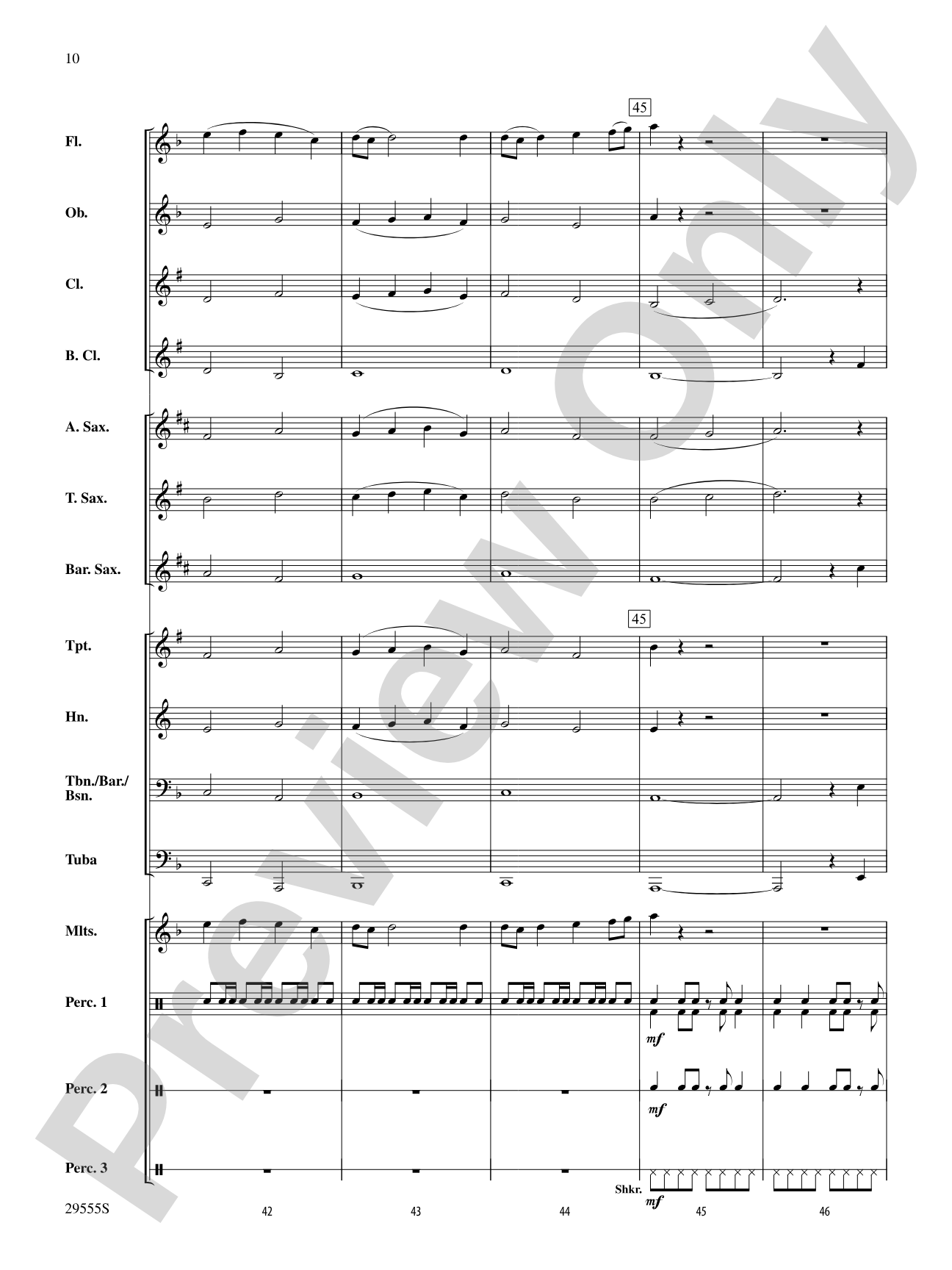 Primitivo: Concert Band Conductor Score & Parts