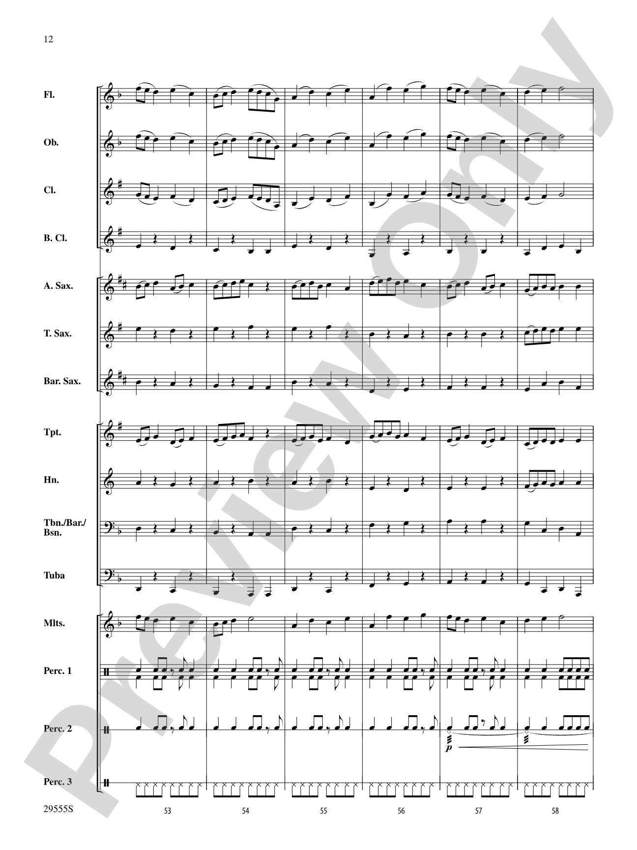 Primitivo: Concert Band Conductor Score & Parts