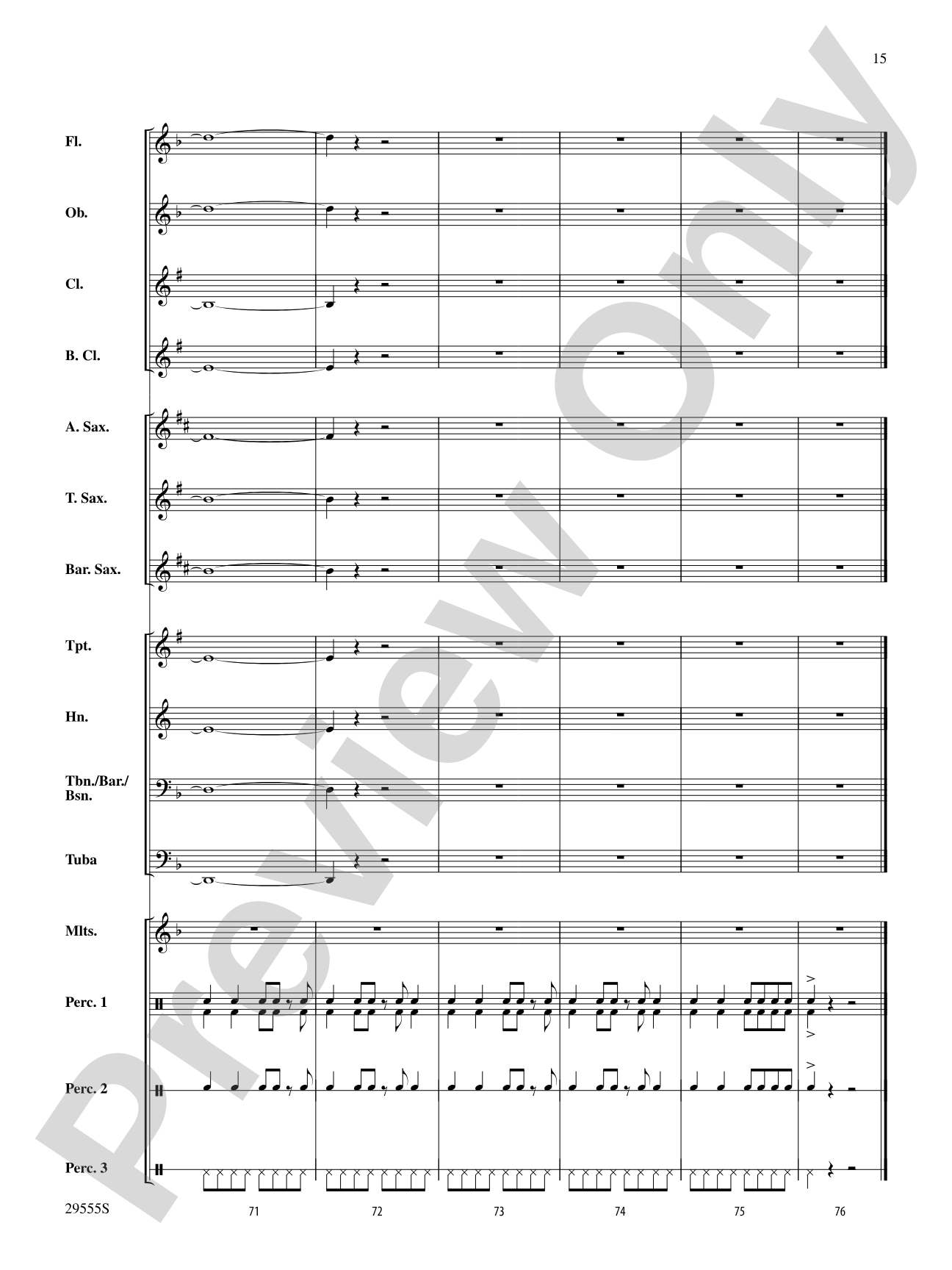 Primitivo: Concert Band Conductor Score & Parts