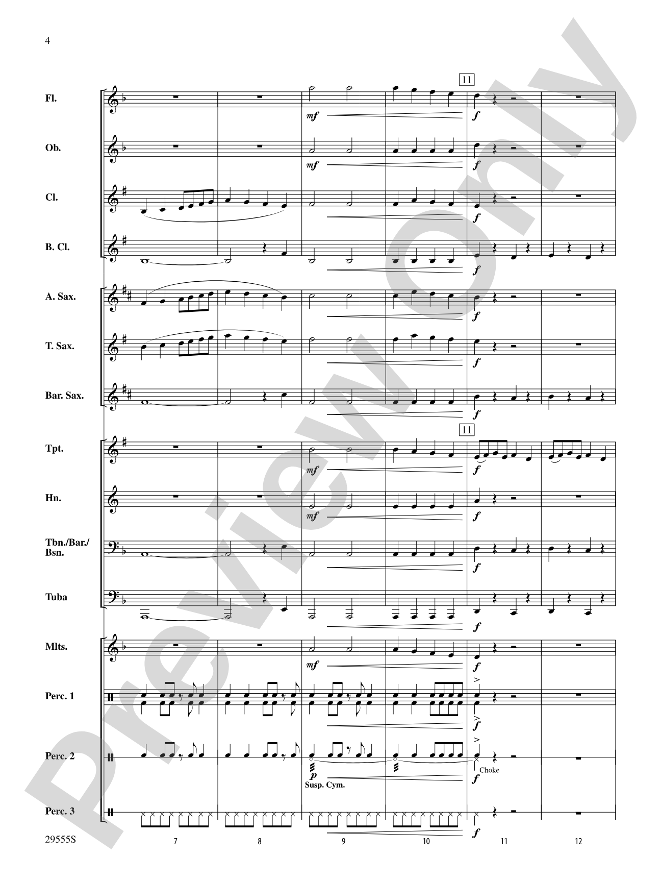 Primitivo: Concert Band Conductor Score & Parts