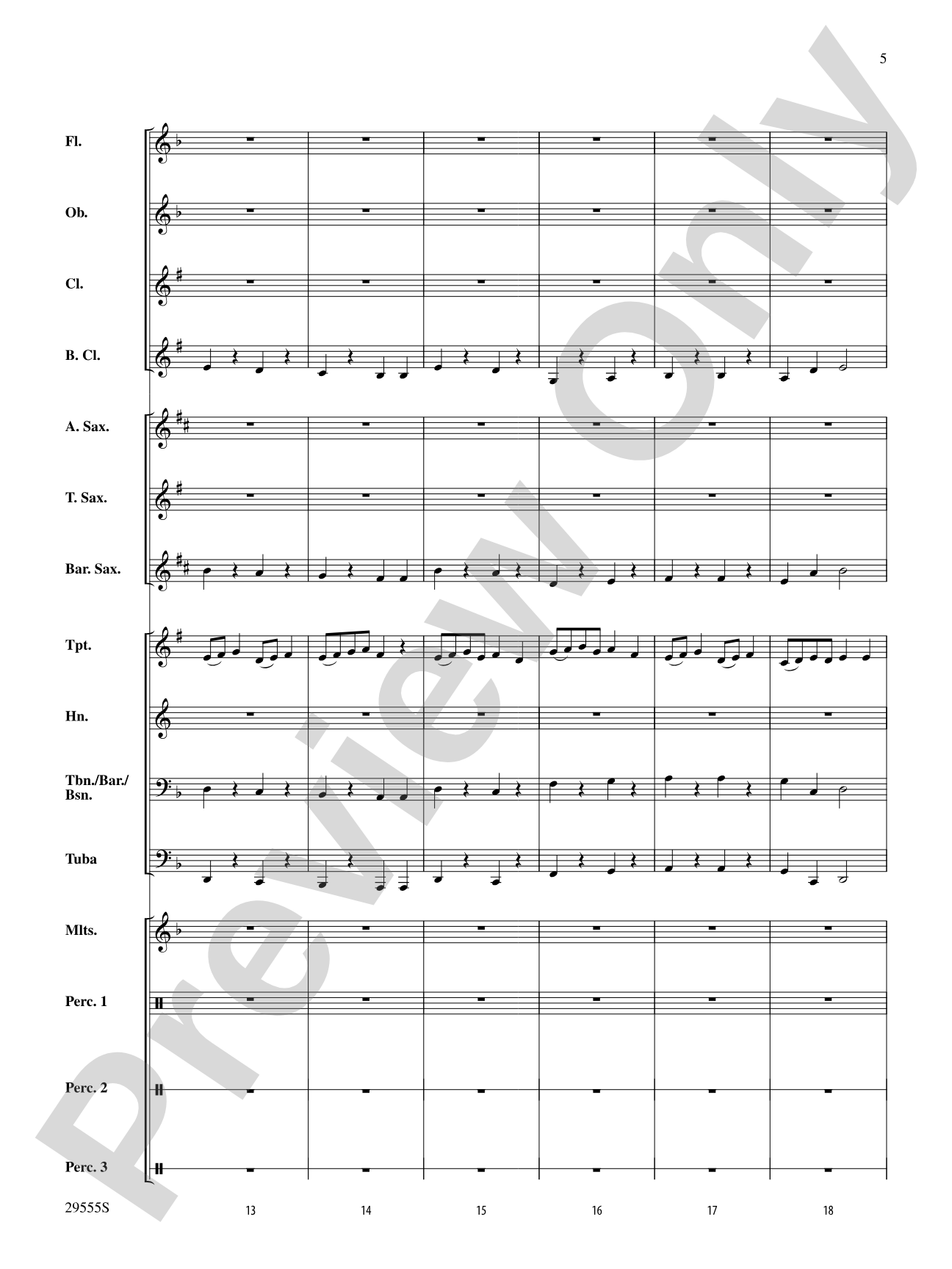 Primitivo: Concert Band Conductor Score & Parts