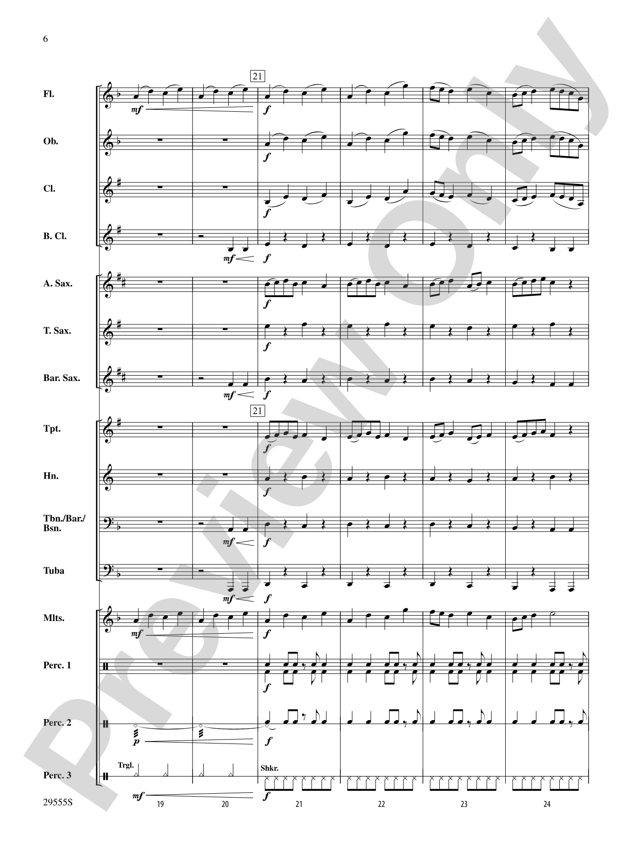 Primitivo: Concert Band Conductor Score & Parts