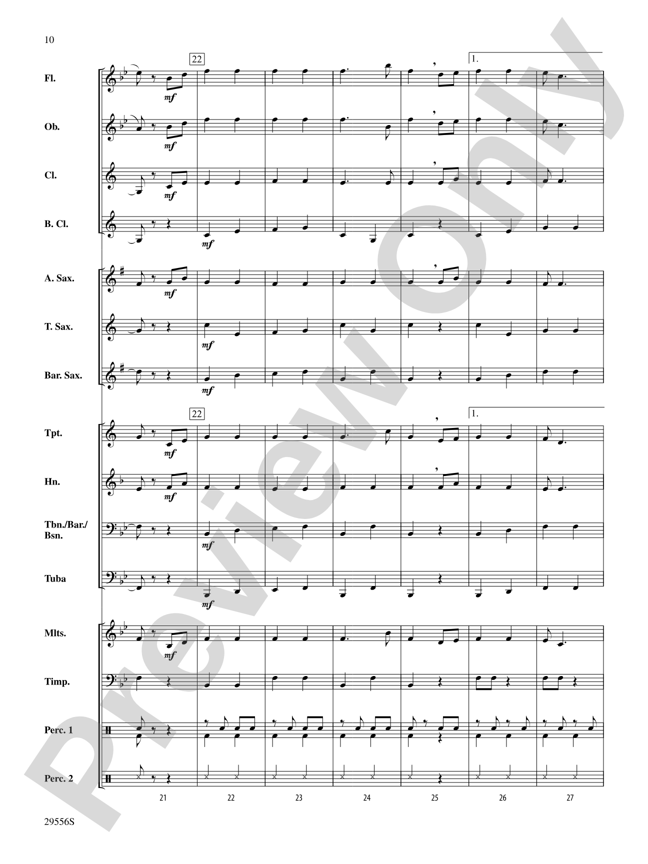 Belwin Beginning Band Kit #4: Concert Band Conductor Score & Parts