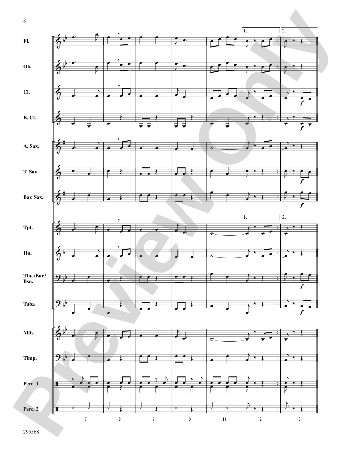 Belwin Beginning Band Kit #4: Concert Band Conductor Score & Parts