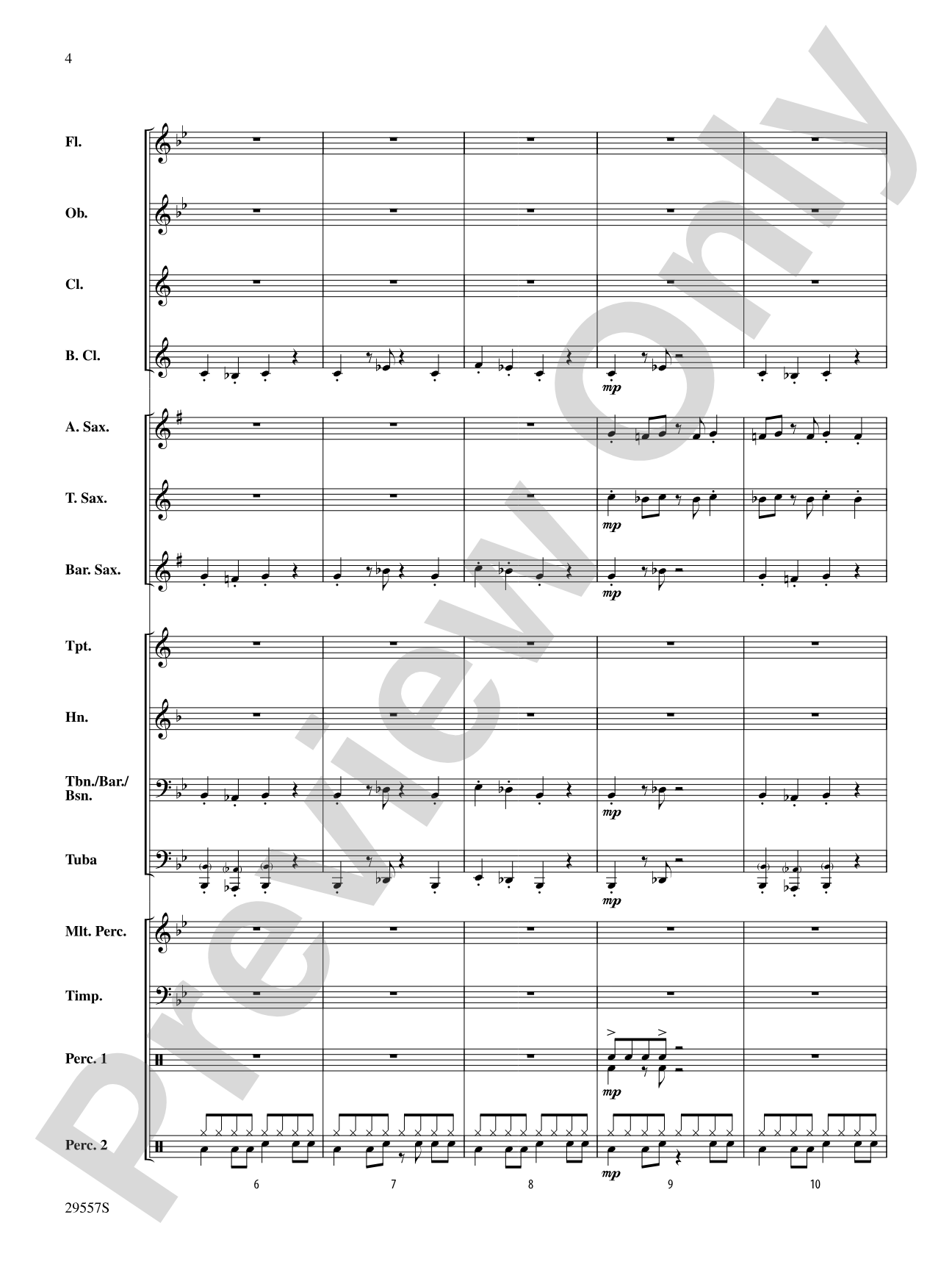 Spy Games: Concert Band Conductor Score & Parts