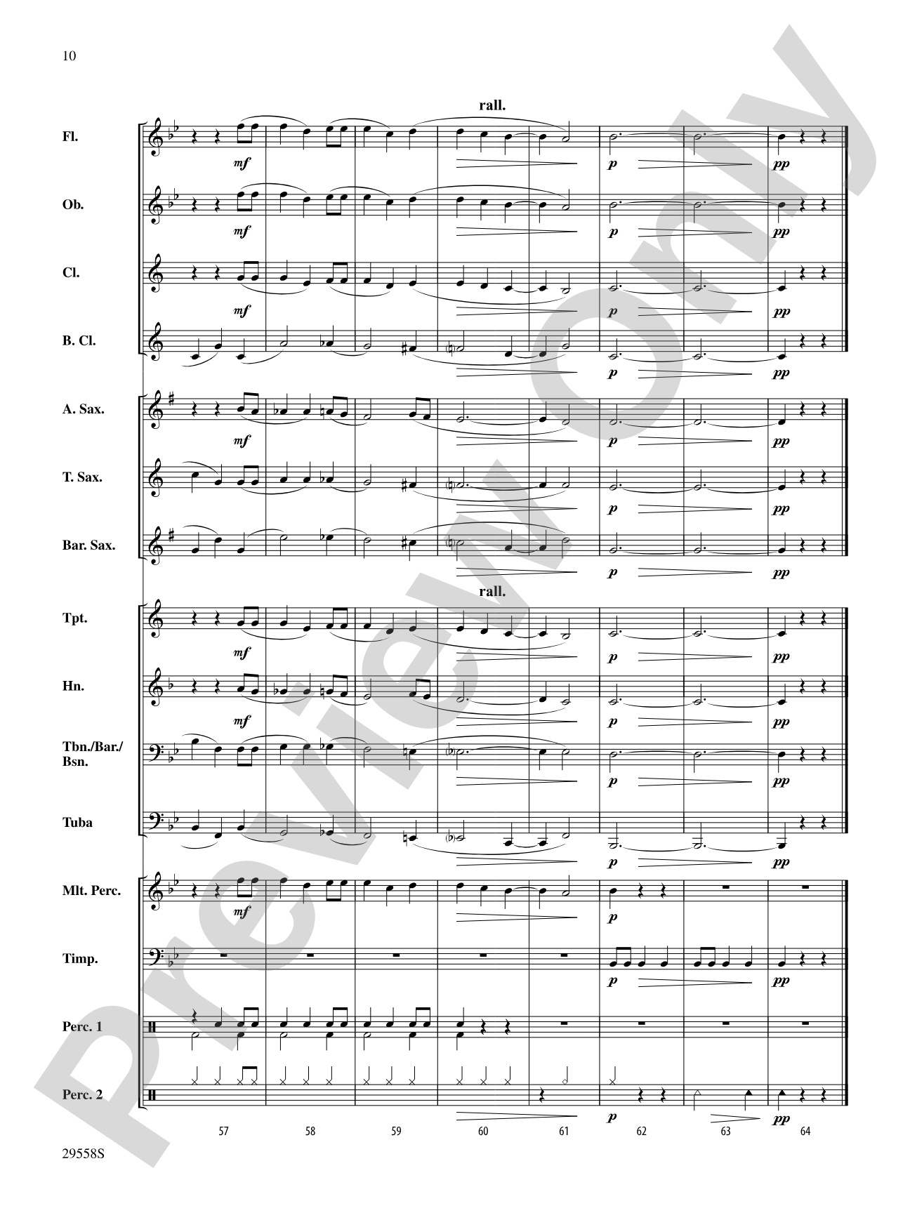 Lux Prima (Come, My Soul, Thou Must Be Awakening): Concert Band Conductor Score & Parts
