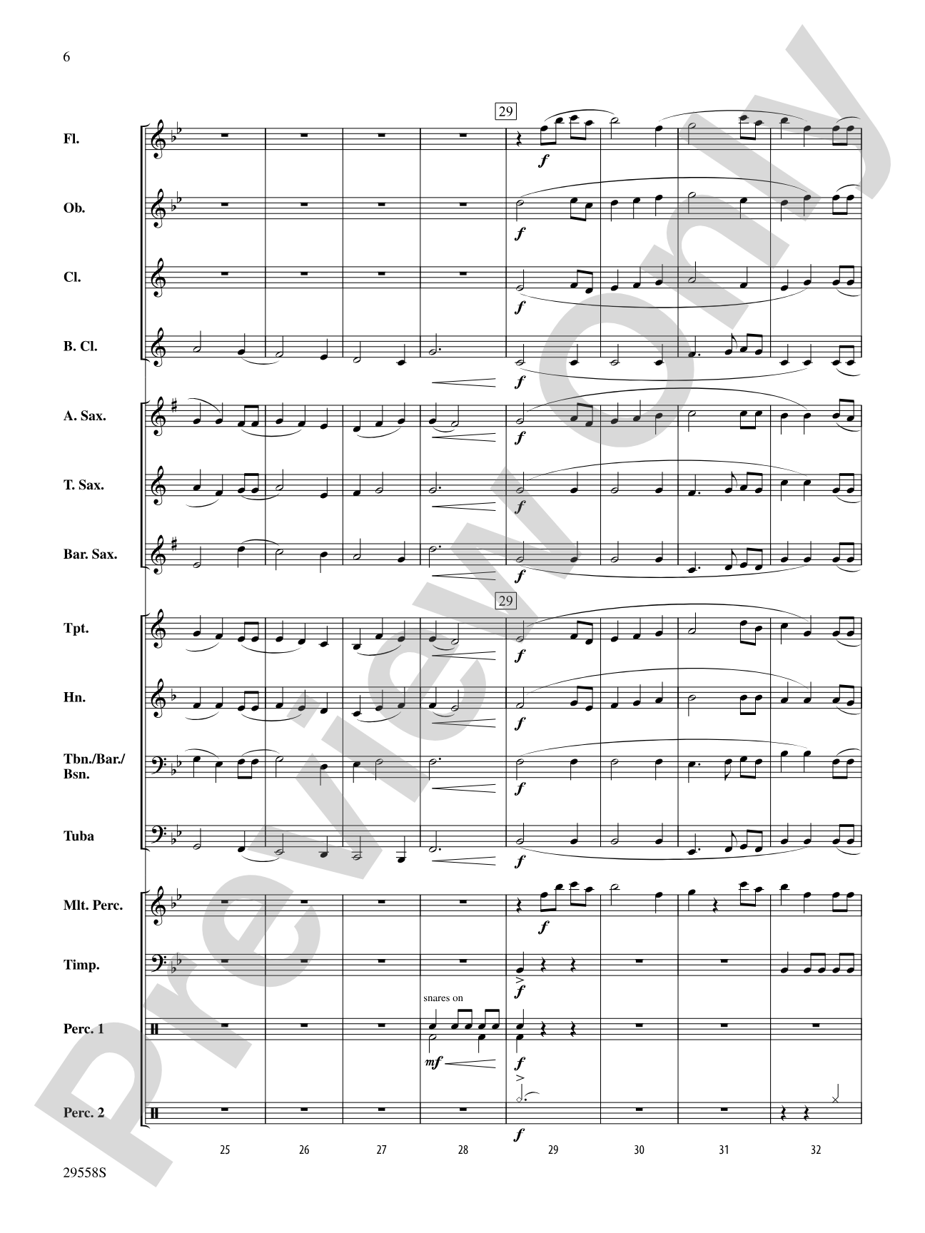 Lux Prima (Come, My Soul, Thou Must Be Awakening): Concert Band Conductor Score & Parts